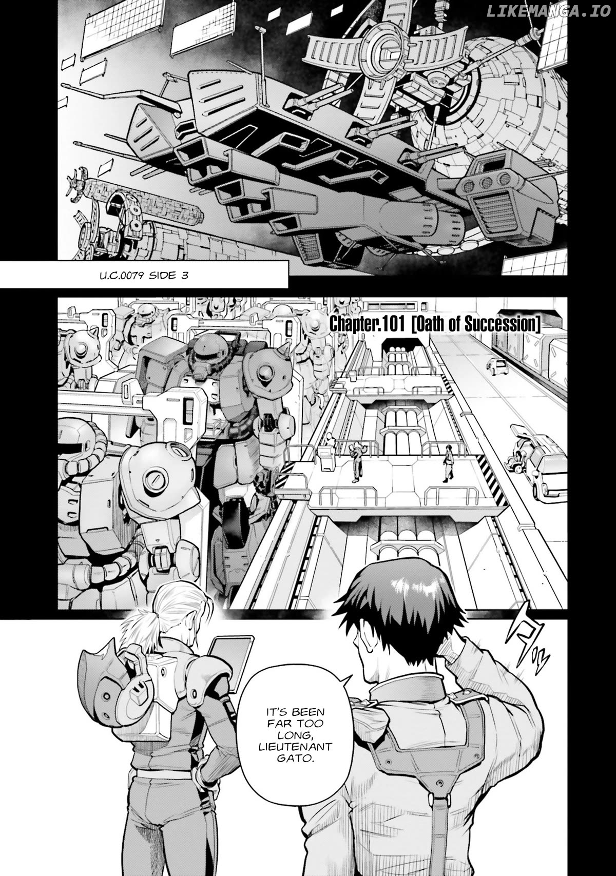 Kidou Senshi Gundam 0083 Rebellion Chapter 101 - page 2
