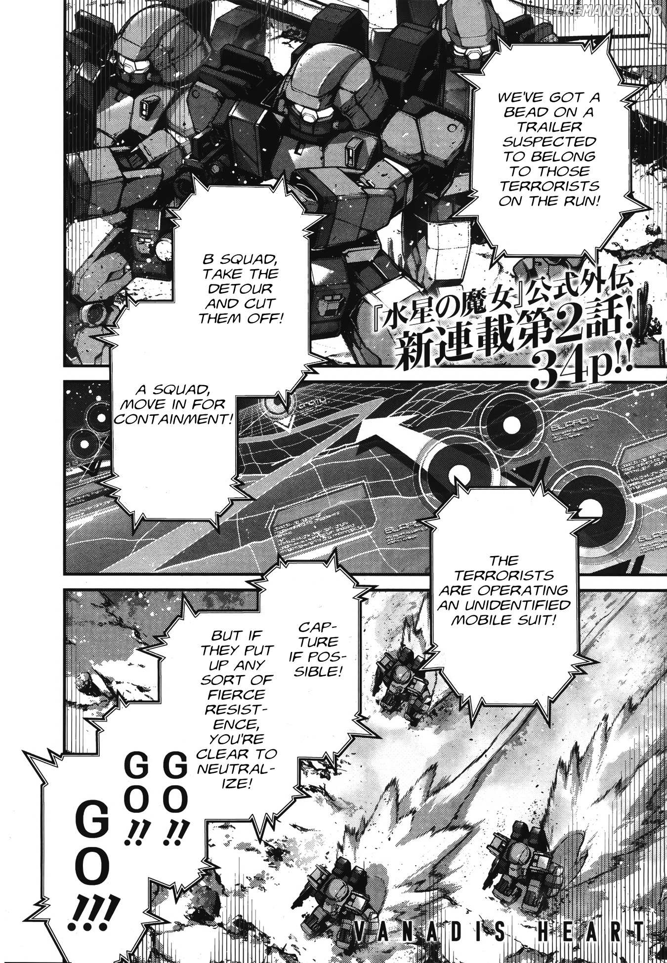 Kidou Senshi Gundam: Suisei No Majo - Vanadis Heart Chapter 2 - page 1