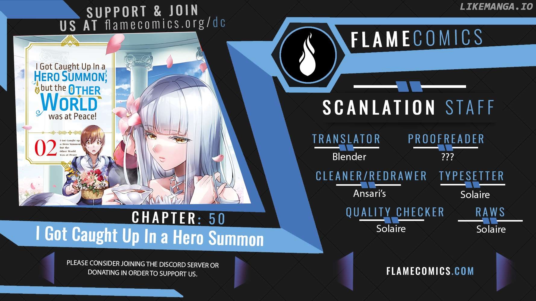 I Was Caught Up In A Hero Summoning, But That World Is At Peace Chapter 50 - page 1