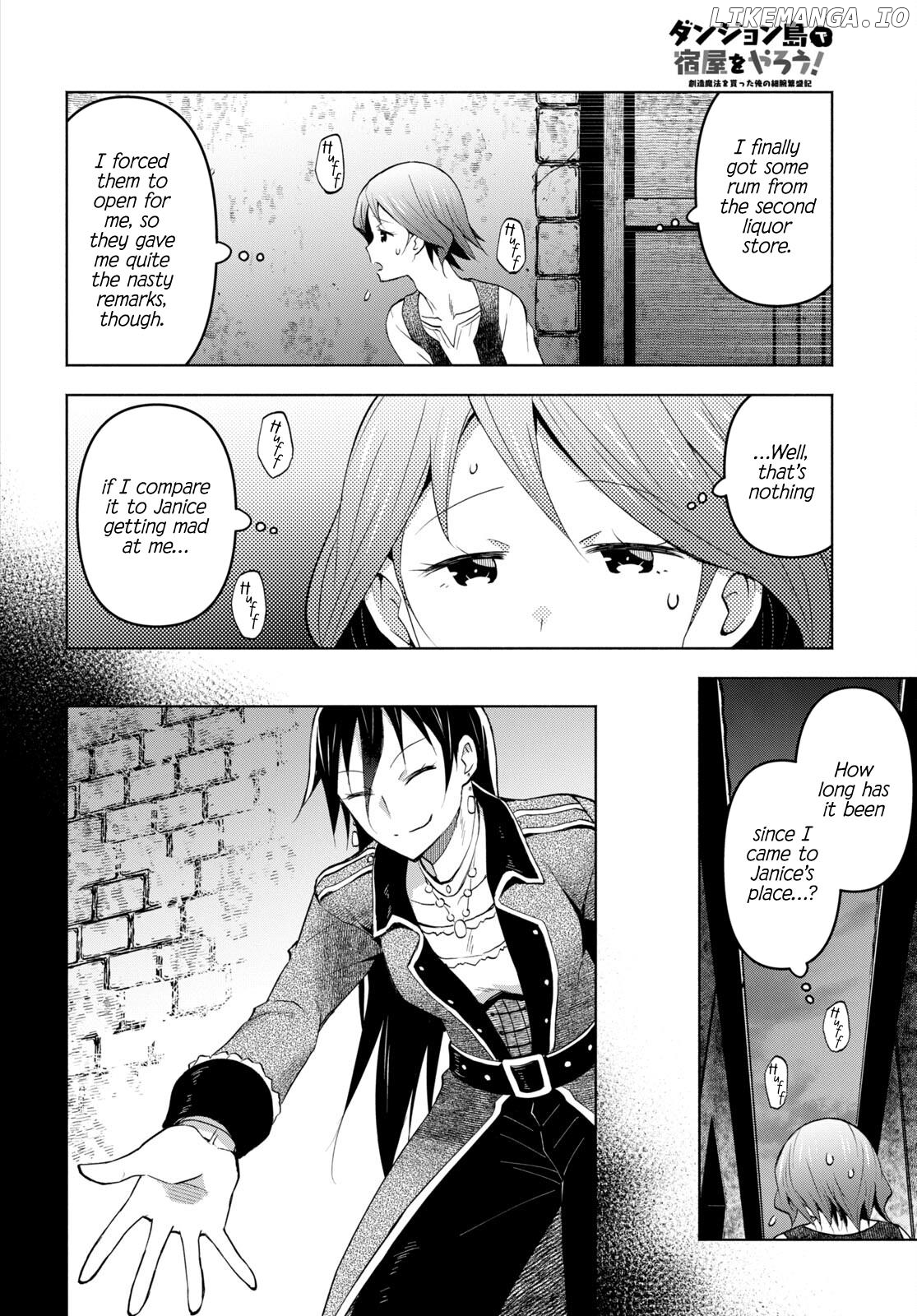 Dungeon Tou de Yadoya wo Yarou! Souzou Mahou wo Moratta Ore no Hosoude Hanjouki Chapter 31 - page 12