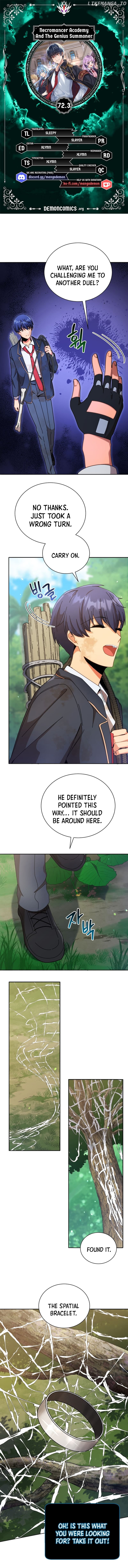 Necromancer Academy and the Genius Summoner Chapter 72.3 - page 1