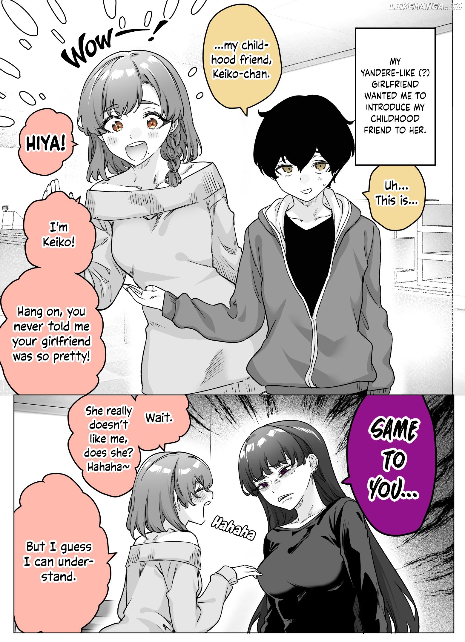 I Thought She Was a Yandere, but Apparently She’s Even Worse Chapter 33 - page 1