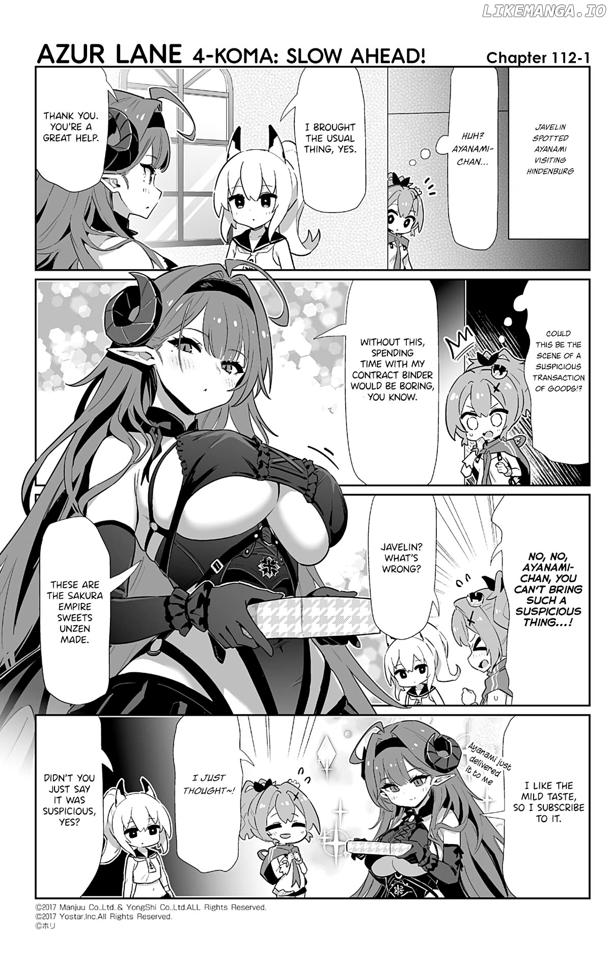 Azur Lane 4-Koma: Slow Ahead Chapter 112 - page 1