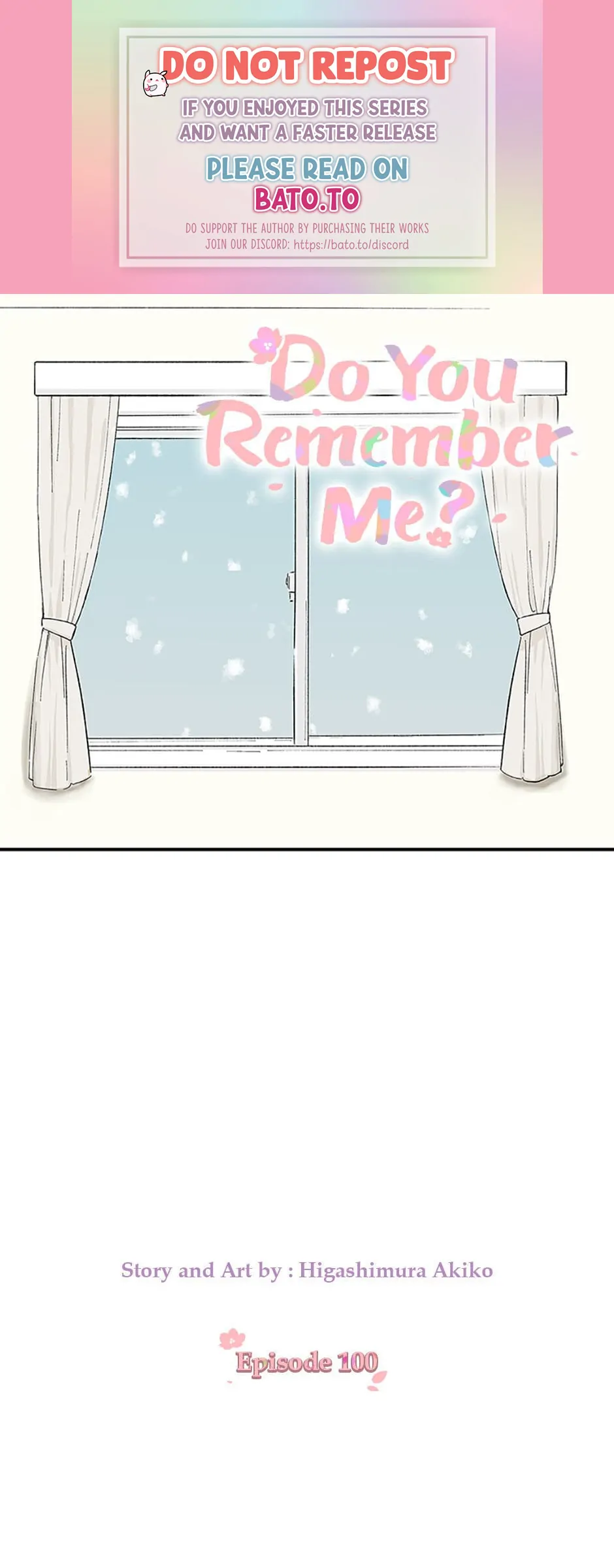 Do You Remember Me? Chapter 100 - page 1