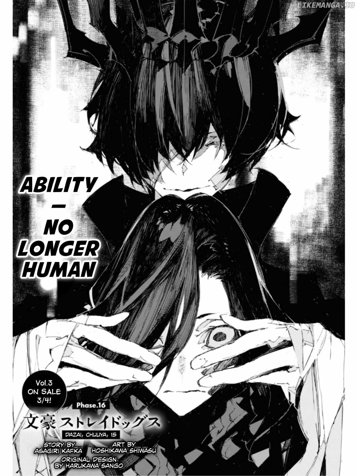 Bungou Stray Dogs: Dazai, Chuuya, Age Fifteen Chapter 16 - page 1