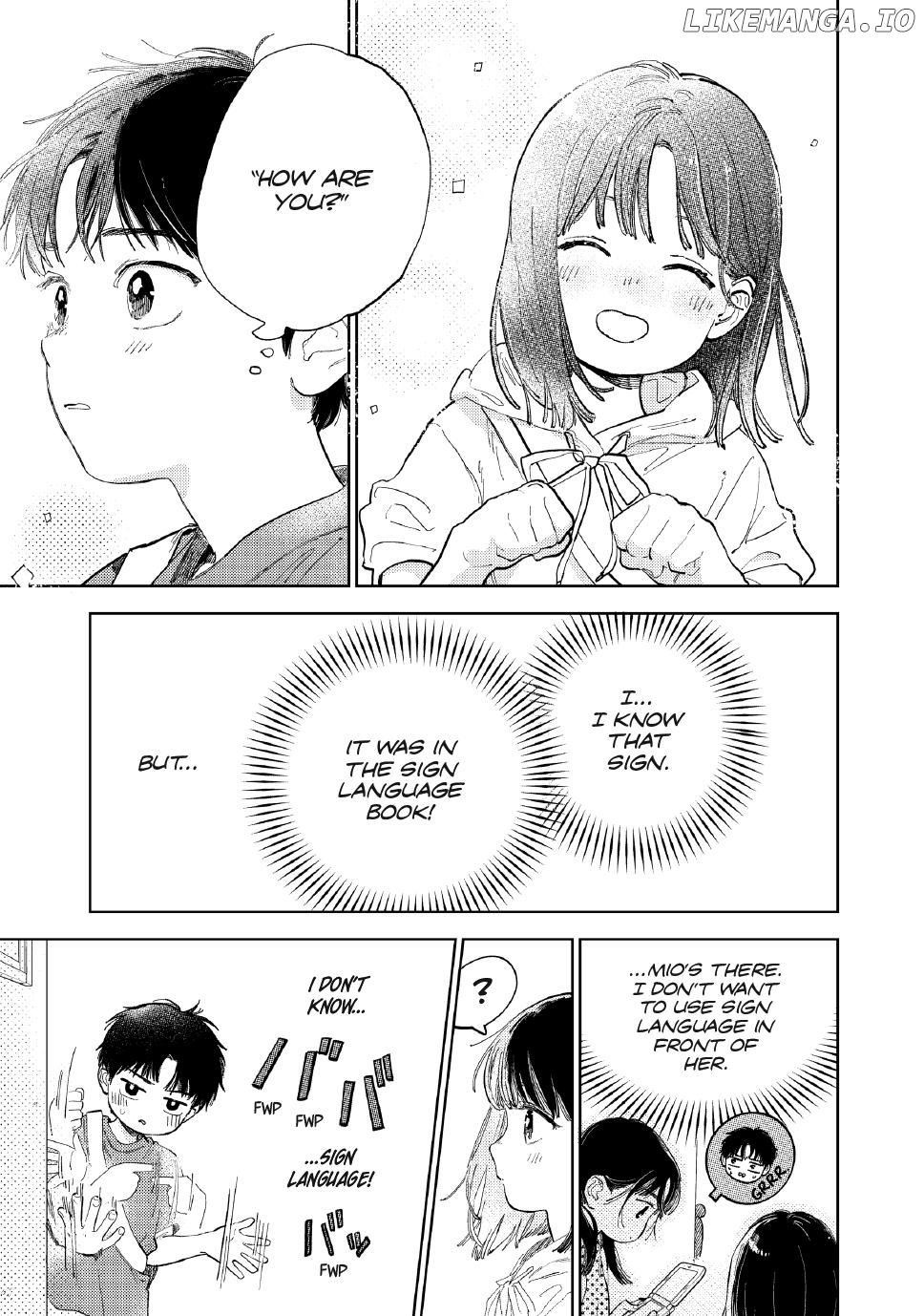 Yubisaki to Renren Chapter 41 - page 9