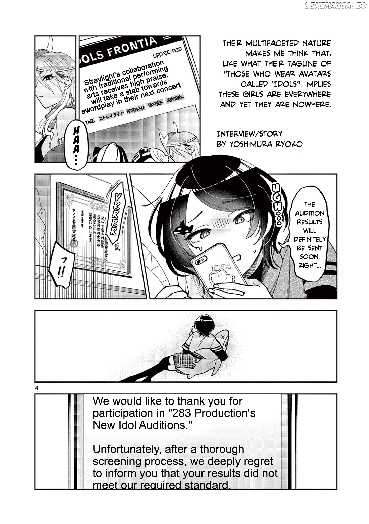 The Idolm@ster: Shiny Colors - Hazuki's Shinography Chapter 4 - page 3