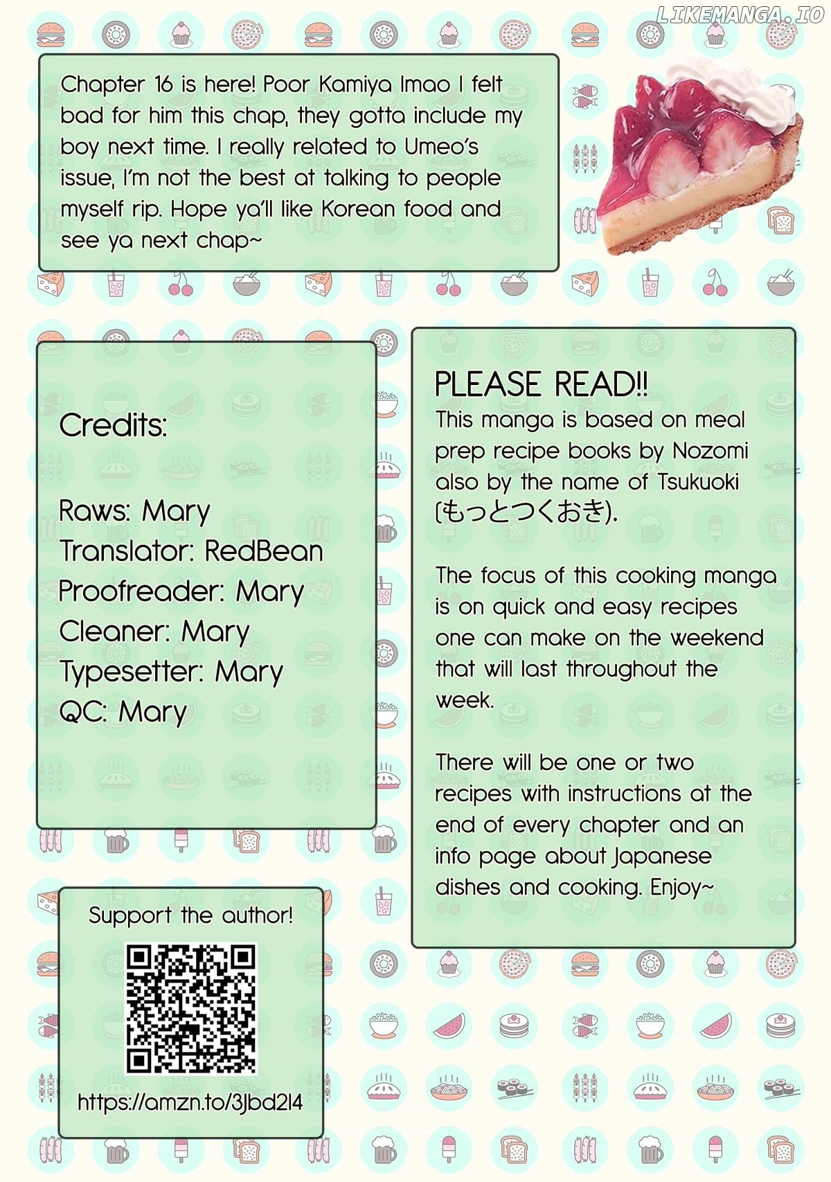Tsukuoki Life: Weekend Meal Prep Recipes! Chapter 16 - page 1