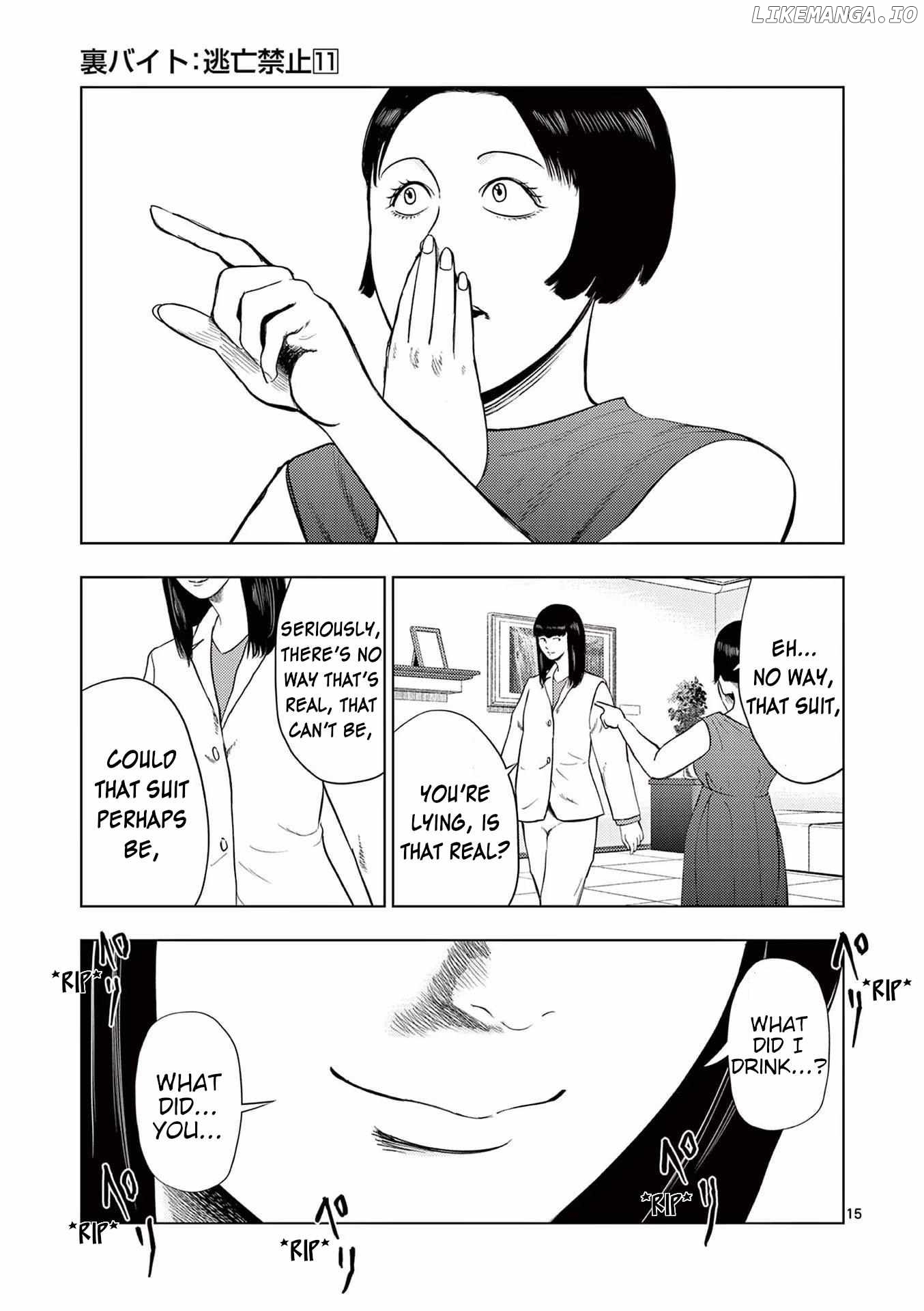 Ura Baito: Toubou Kinshi Chapter 126 - page 15