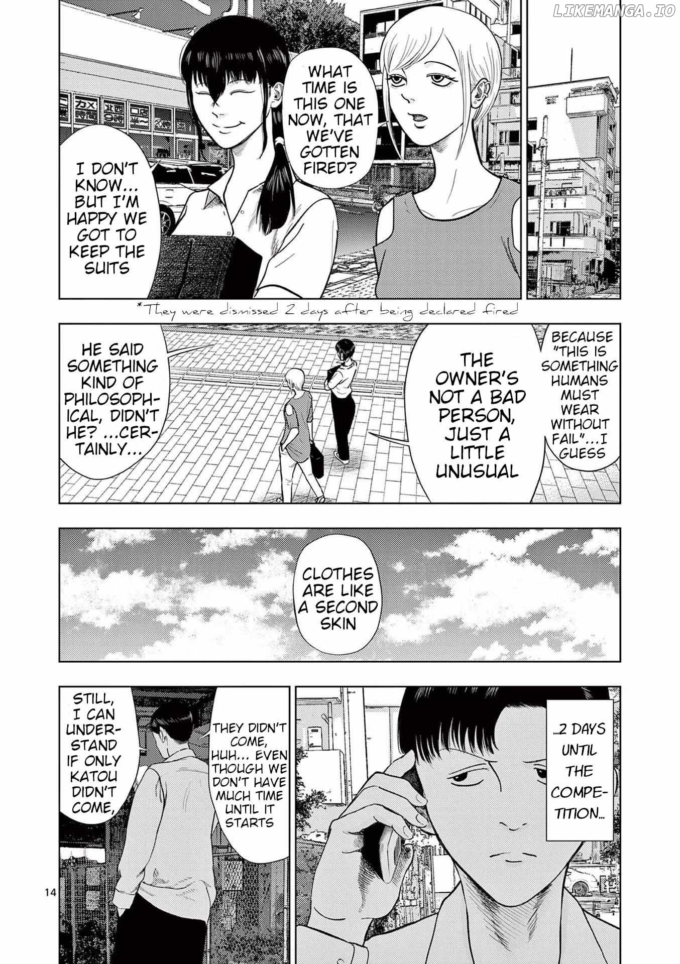 Ura Baito: Toubou Kinshi Chapter 128 - page 14