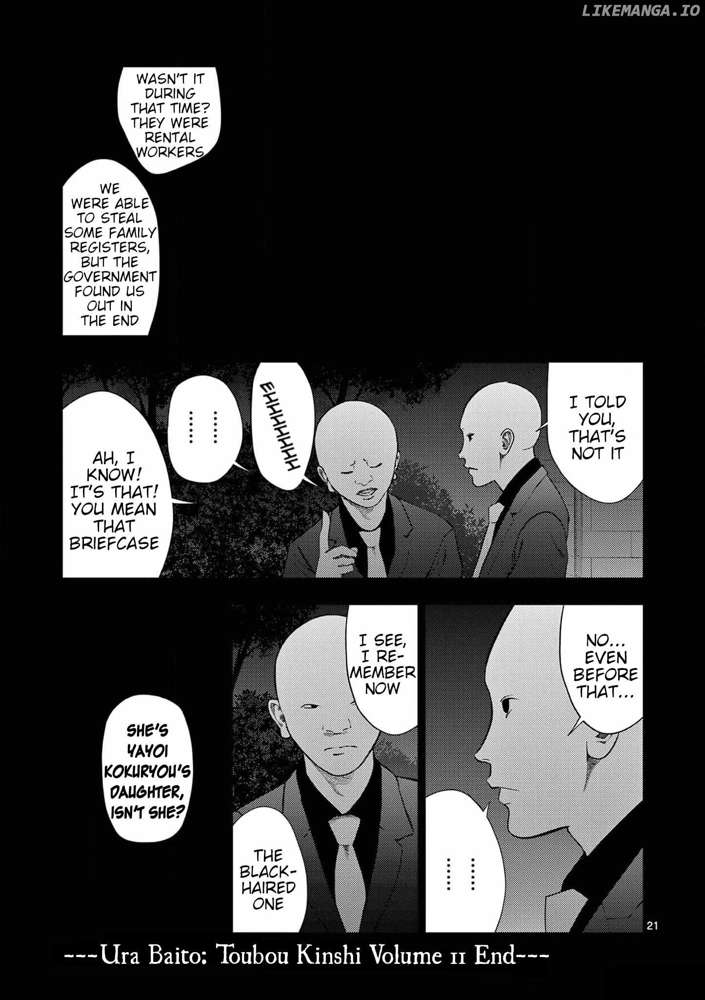 Ura Baito: Toubou Kinshi Chapter 131 - page 21