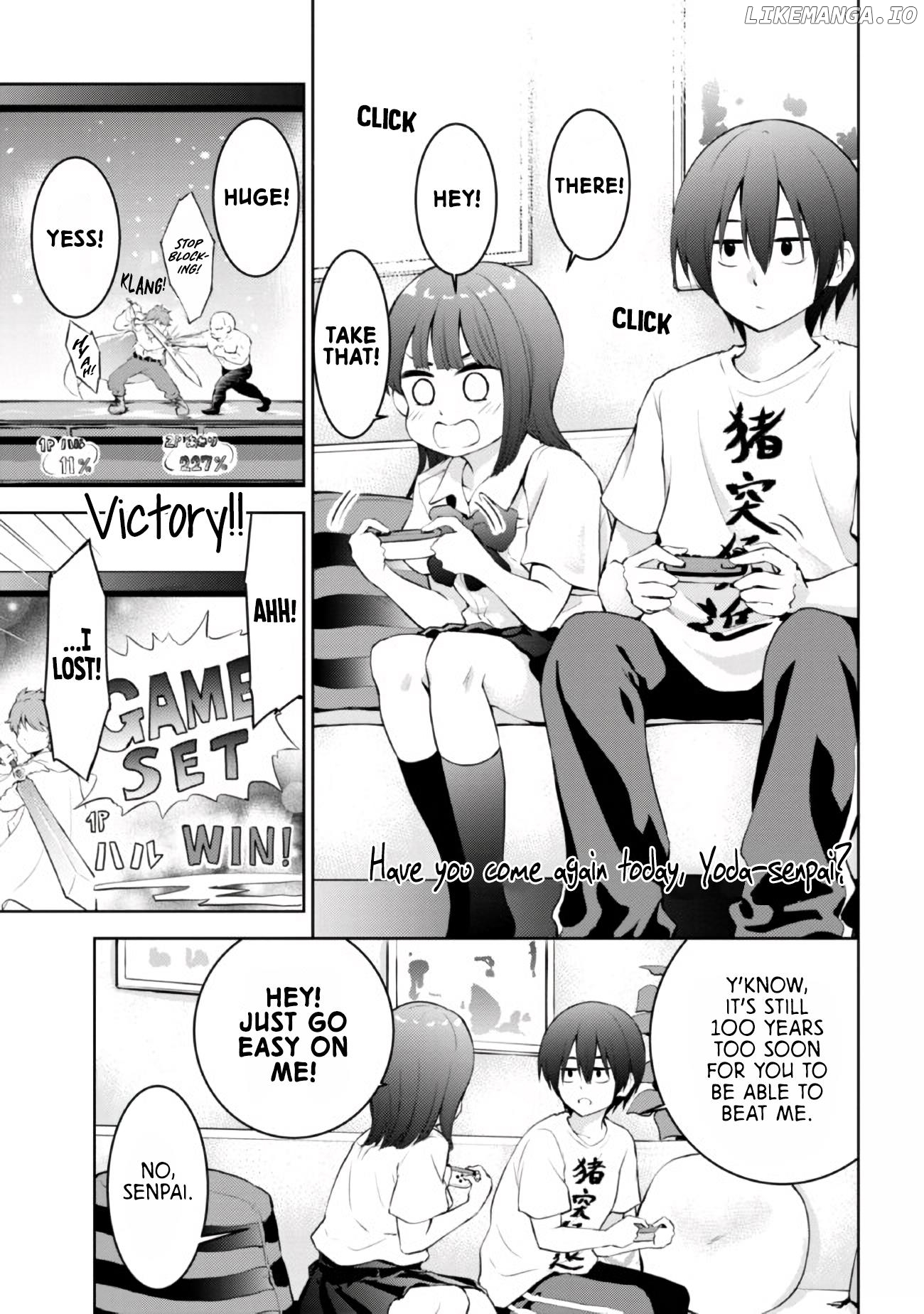 You came again today, Yoda-senpai? Chapter 6 - page 1