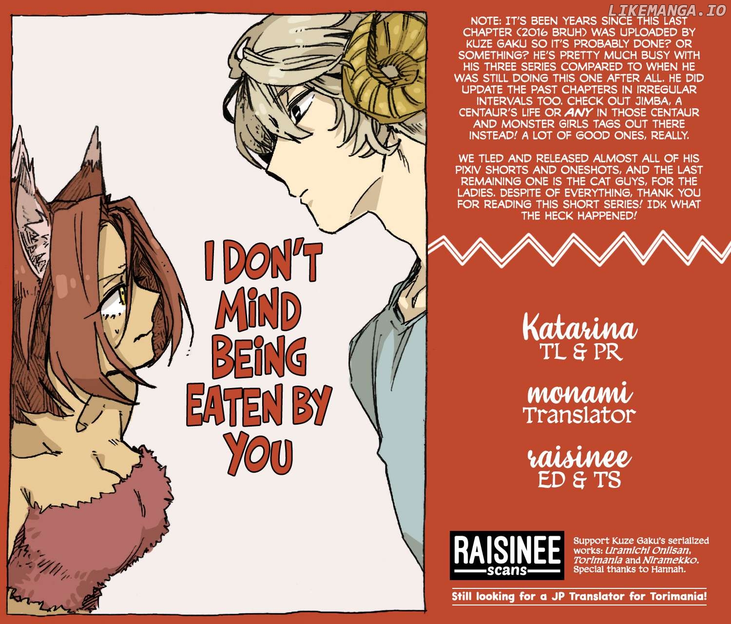 I Don’t Mind Being Eaten By You Chapter 10 - page 6