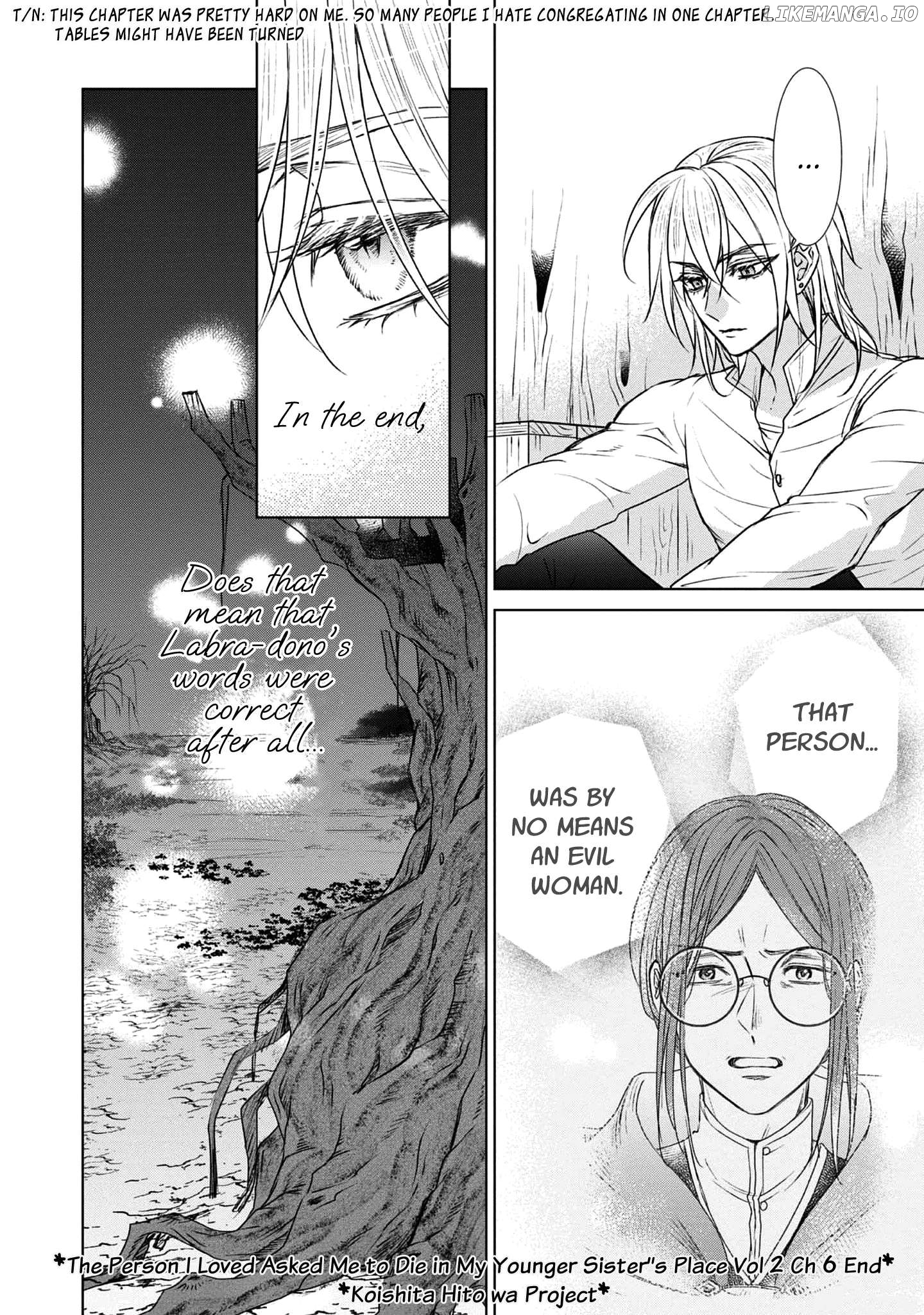 The Person I Loved Asked Me to Die in My Younger Sister's Place Chapter 6 - page 47