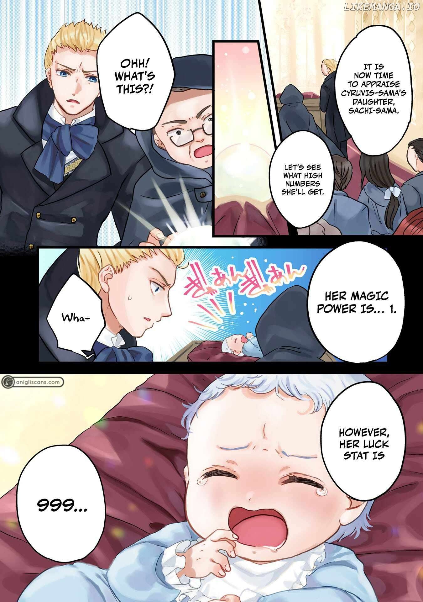 Koun-chi 999 no Watashi, Sokushi Mahou ga Zettai ni Seikou suru no de Sekai Saikyou desu ~ Mahou-chi 1 de Tsuihousaremashita ga, Kakuritsu Cheat de Moriagaru ~ Chapter 1 - page 2