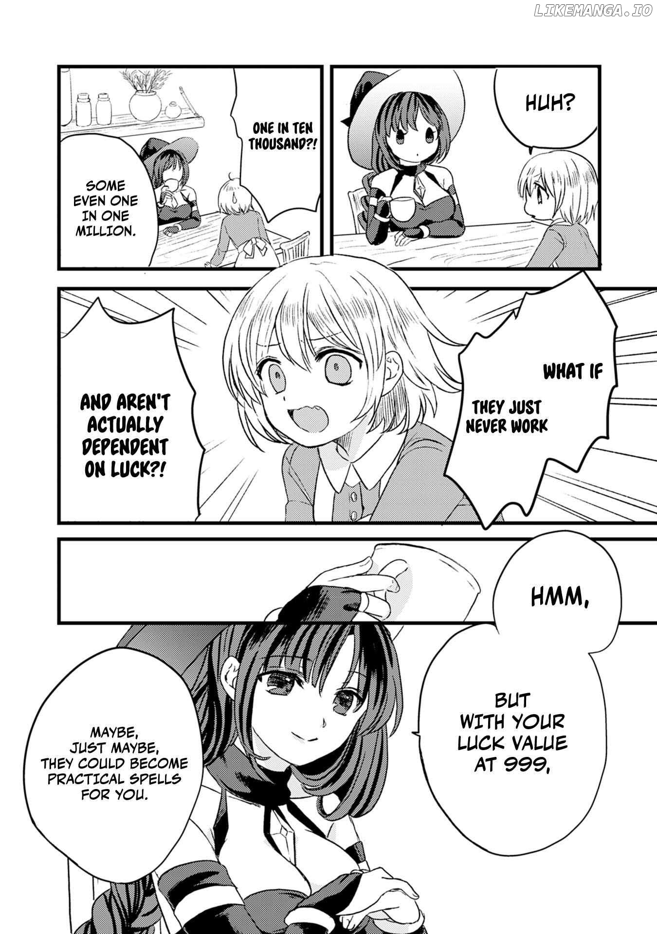 Koun-chi 999 no Watashi, Sokushi Mahou ga Zettai ni Seikou suru no de Sekai Saikyou desu ~ Mahou-chi 1 de Tsuihousaremashita ga, Kakuritsu Cheat de Moriagaru ~ Chapter 1 - page 25