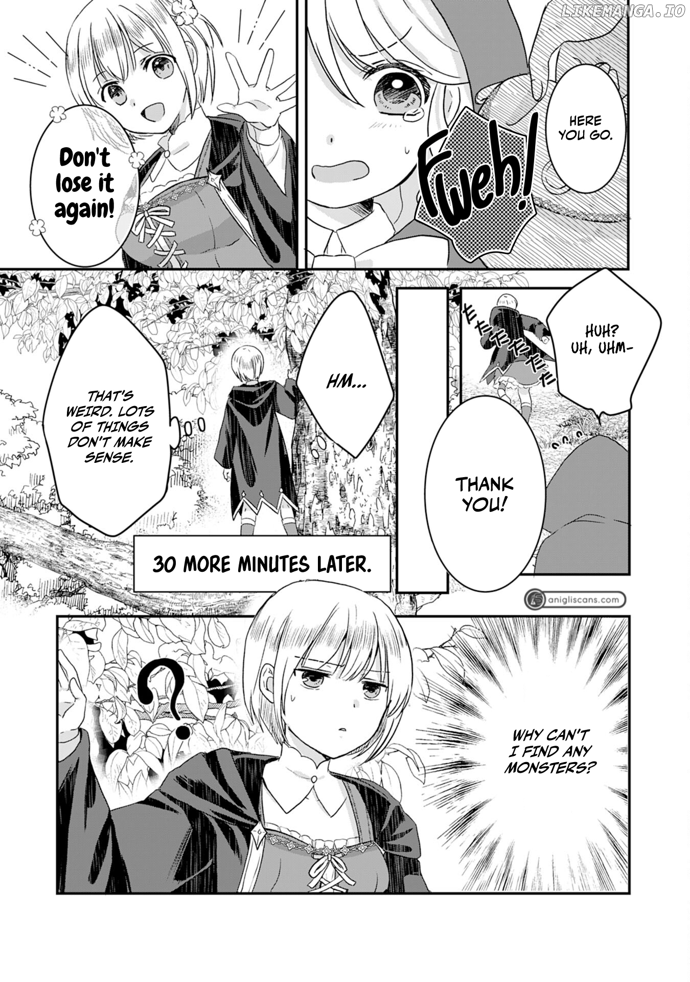 Koun-chi 999 no Watashi, Sokushi Mahou ga Zettai ni Seikou suru no de Sekai Saikyou desu ~ Mahou-chi 1 de Tsuihousaremashita ga, Kakuritsu Cheat de Moriagaru ~ Chapter 3 - page 8