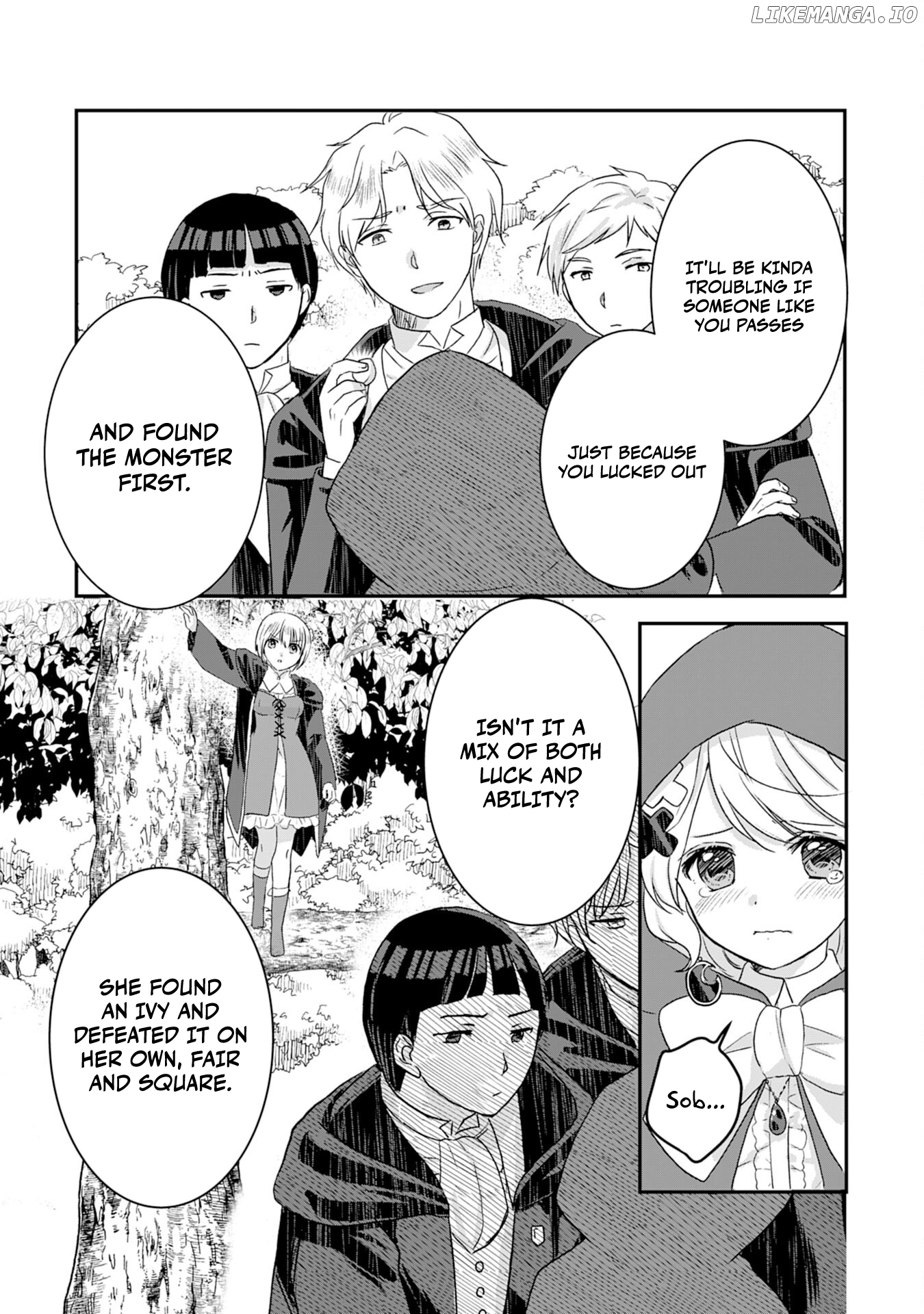 Koun-chi 999 no Watashi, Sokushi Mahou ga Zettai ni Seikou suru no de Sekai Saikyou desu ~ Mahou-chi 1 de Tsuihousaremashita ga, Kakuritsu Cheat de Moriagaru ~ Chapter 3 - page 10