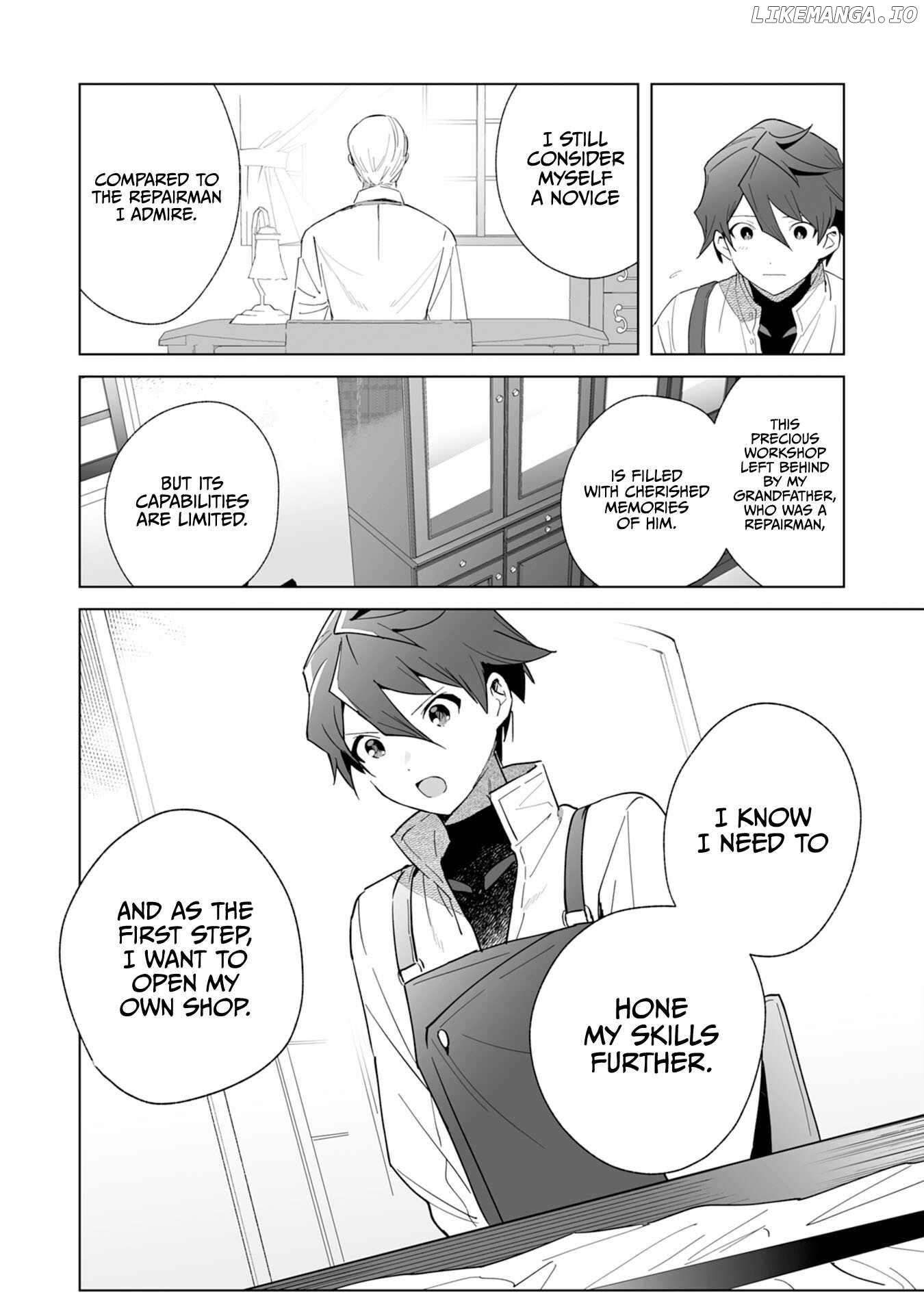 The ex-janitor who was expelled, became known as the "greatest repairman" with his exceptional skills - Requests from SSS rank parties and royalty don't stop coming Chapter 1 - page 25
