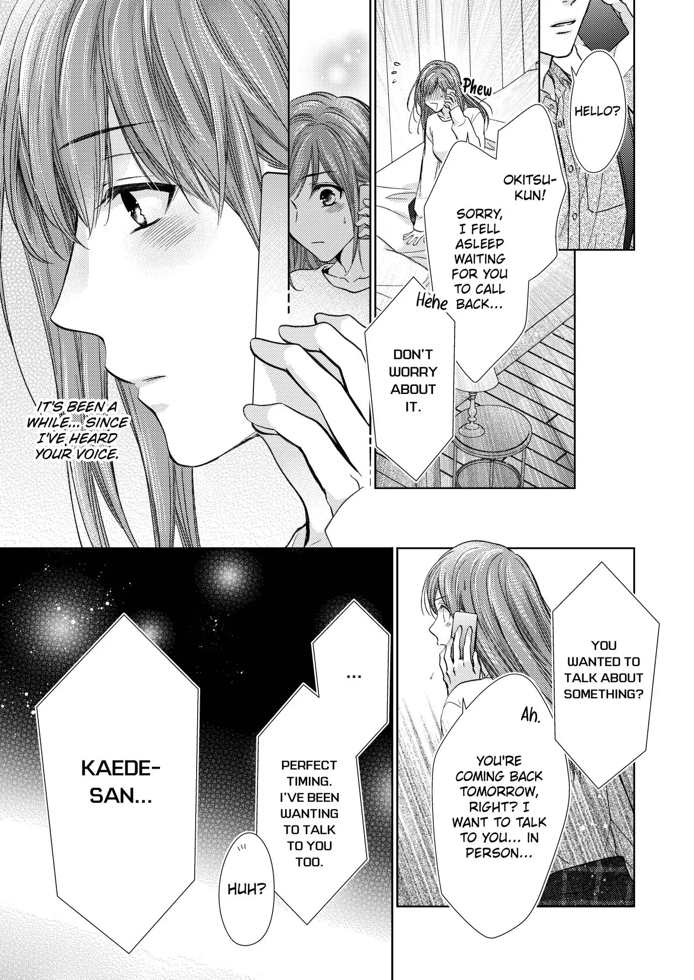 Amaete Iiyo, Mitasukara. - Honne no H de Midasareru Yoru Chapter 18 - page 8