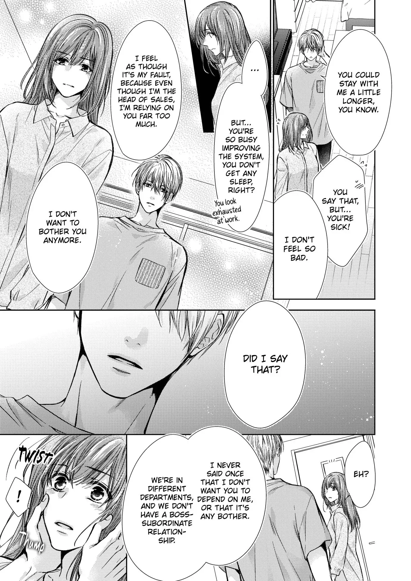 Amaete Iiyo, Mitasukara. - Honne no H de Midasareru Yoru Chapter 8 - page 4