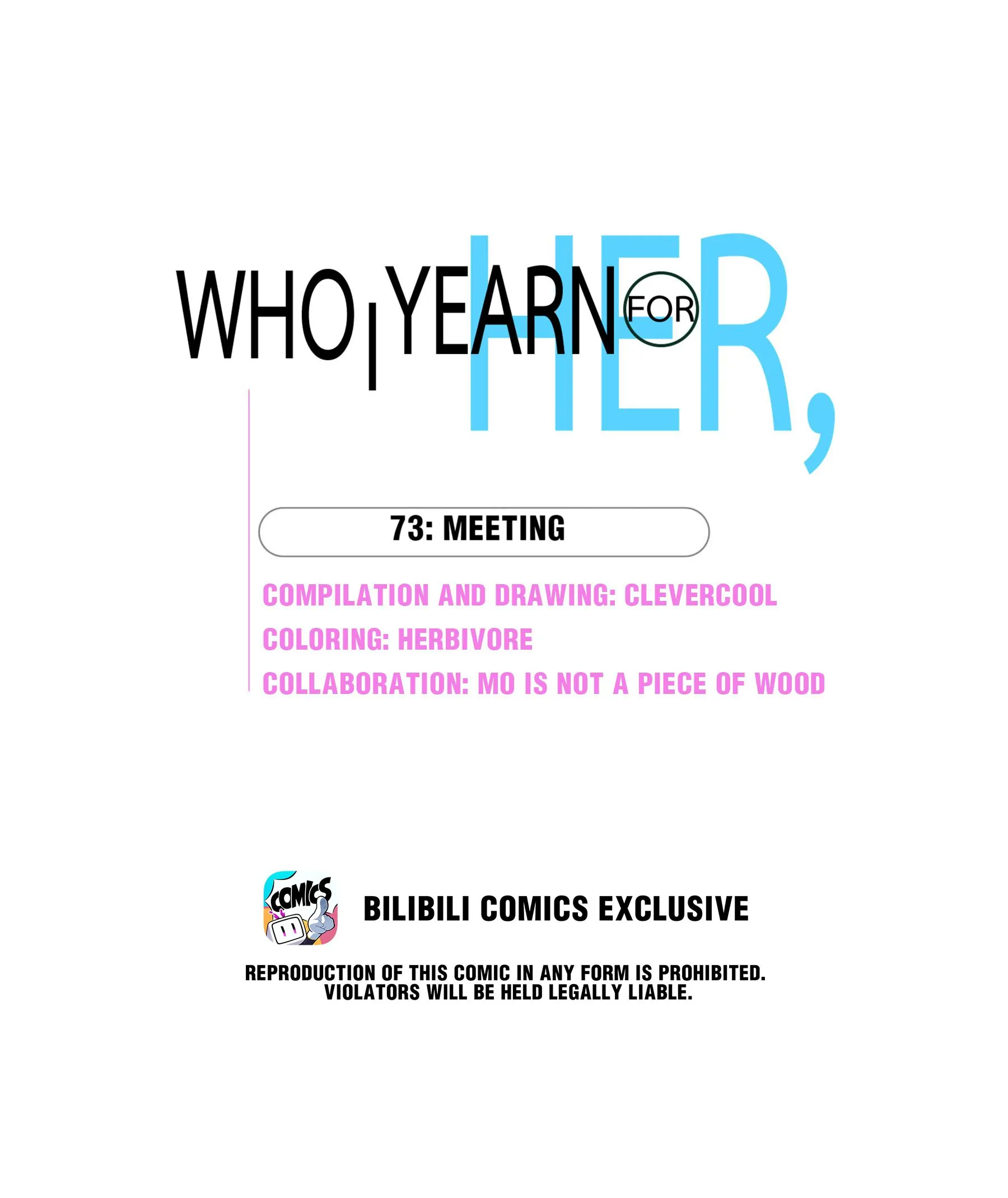 Her, Who I Yearn For Chapter 73 - page 1