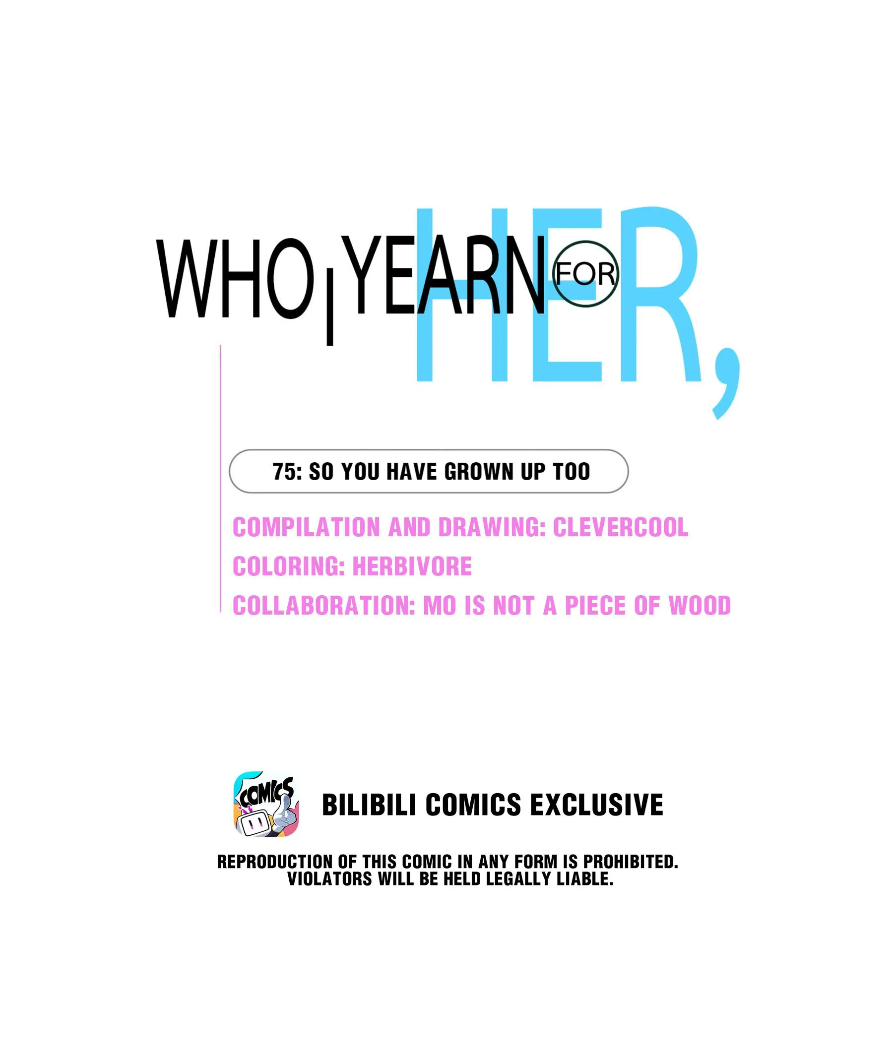 Her, Who I Yearn For Chapter 75 - page 1