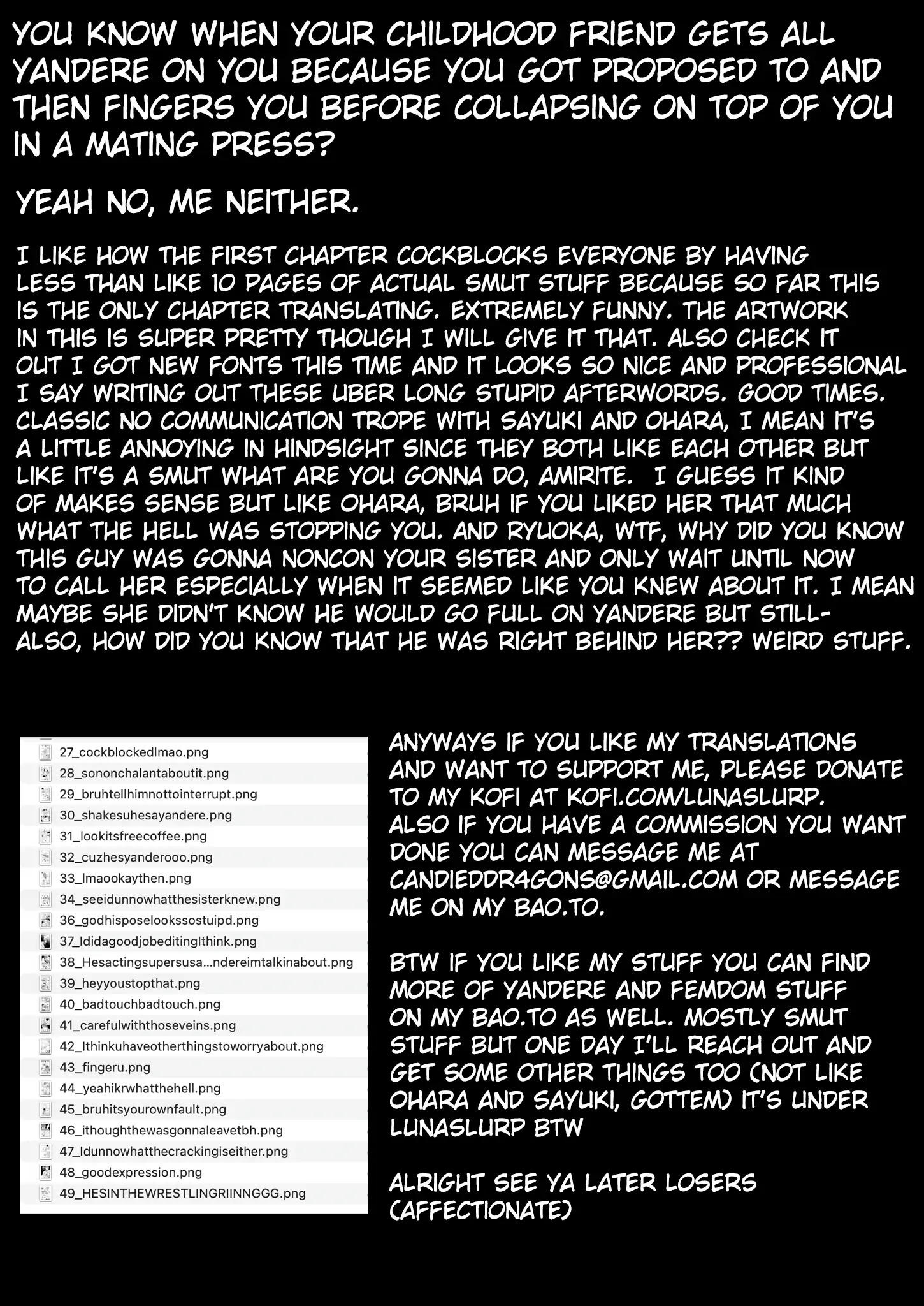 Yandere Killing!! ~When I told my obsessive childhood friend, "I love you too," he shifted to the romantic comedy route~ Chapter 1 - page 49