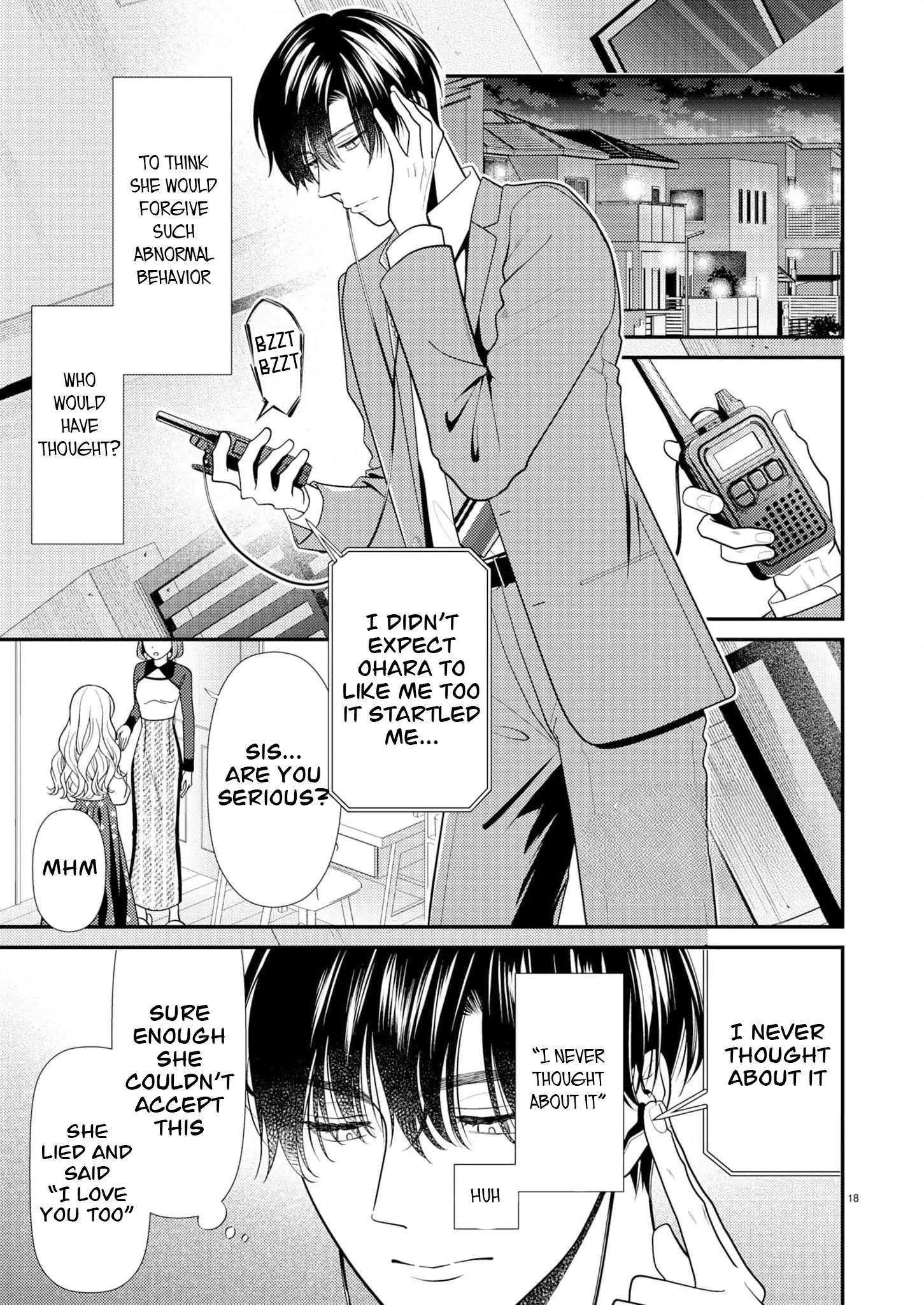 Yandere Killing!! ~When I told my obsessive childhood friend, "I love you too," he shifted to the romantic comedy route~ Chapter 3 - page 18
