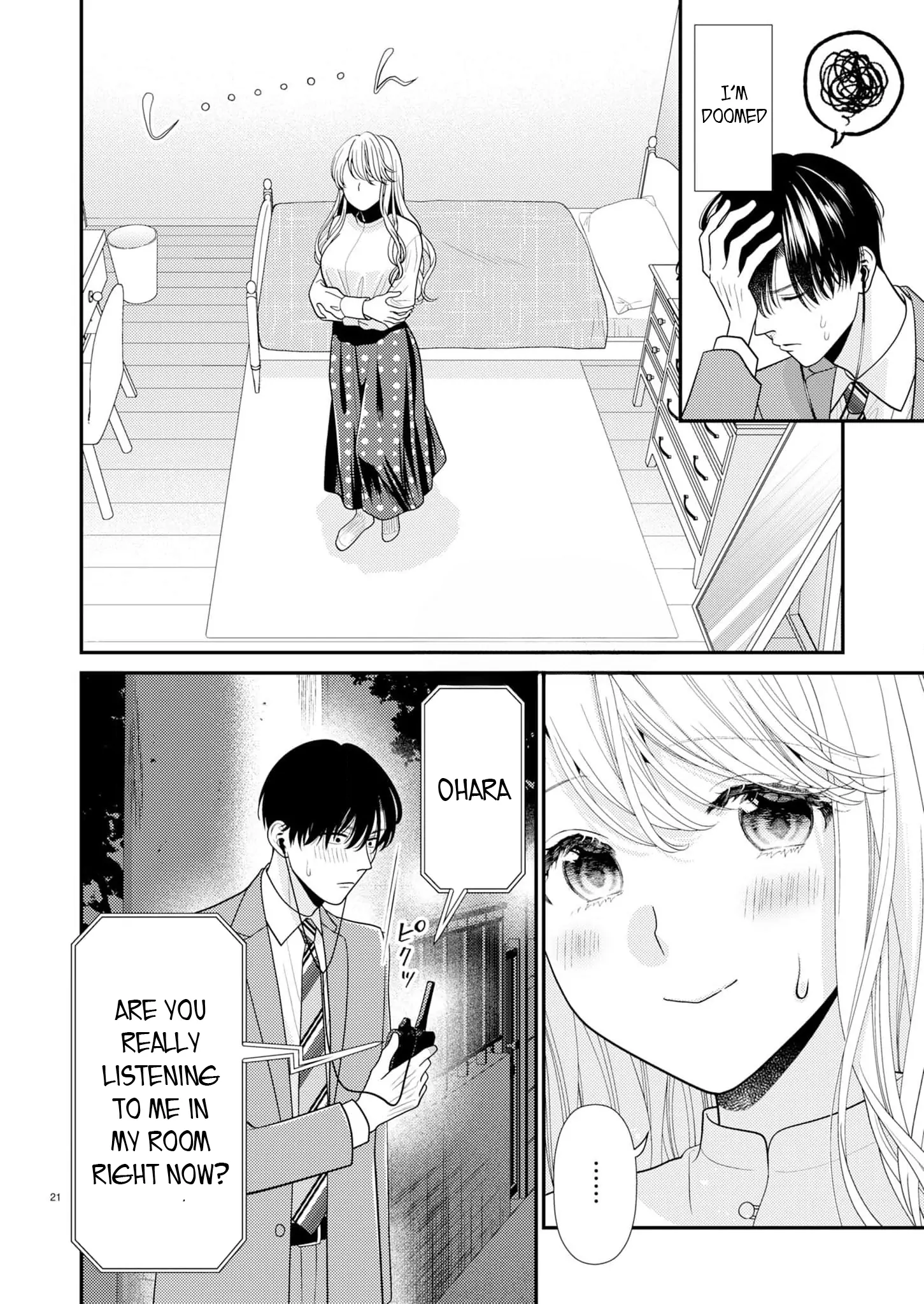 Yandere Killing!! ~When I told my obsessive childhood friend, "I love you too," he shifted to the romantic comedy route~ Chapter 3 - page 21