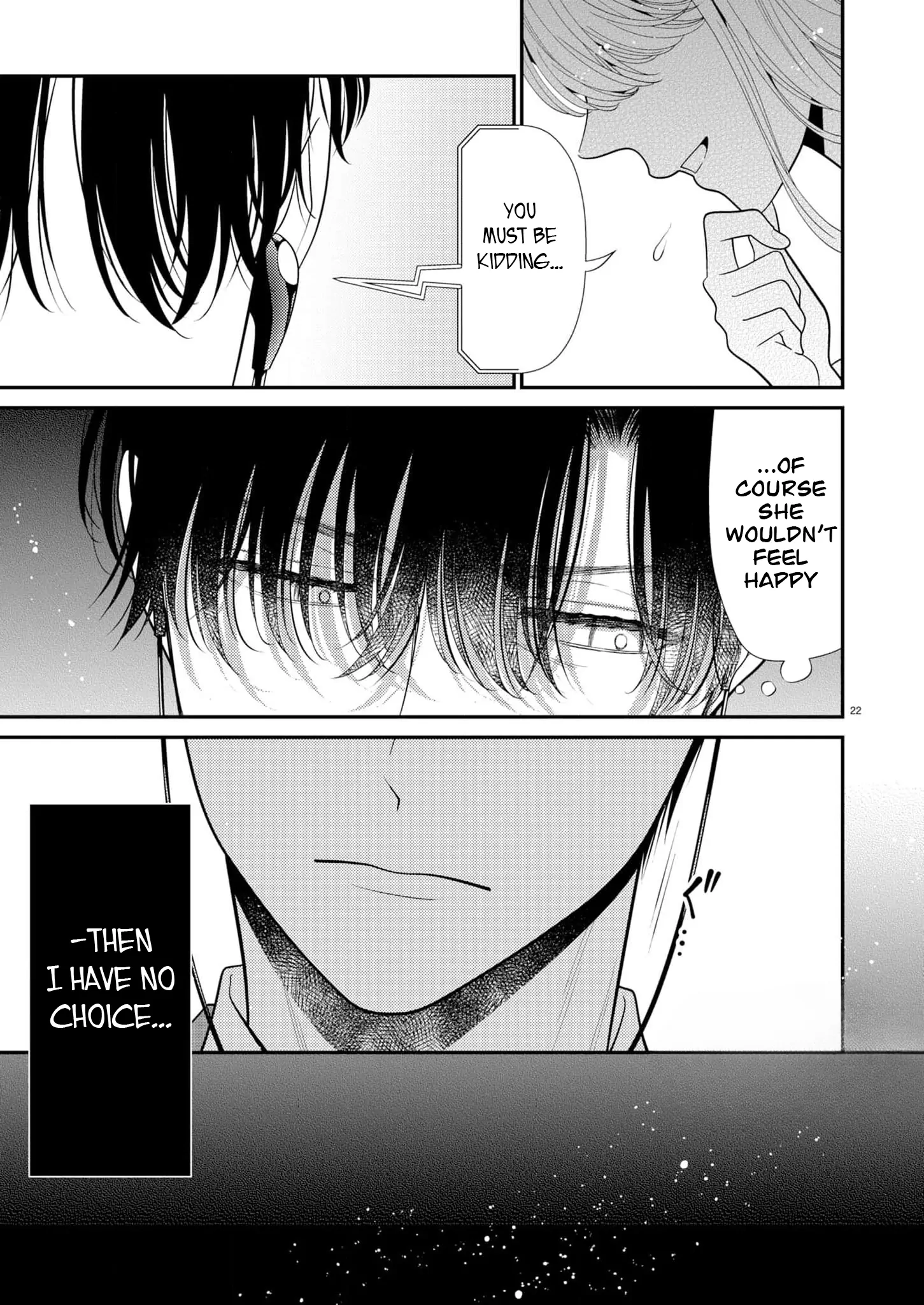 Yandere Killing!! ~When I told my obsessive childhood friend, "I love you too," he shifted to the romantic comedy route~ Chapter 3 - page 22