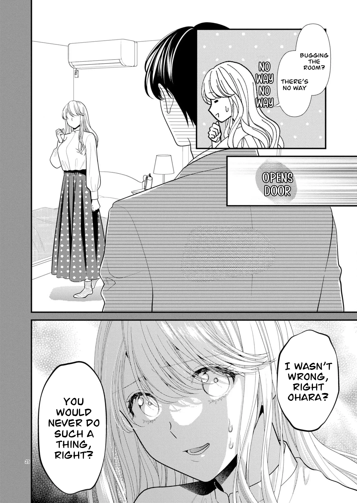 Yandere Killing!! ~When I told my obsessive childhood friend, "I love you too," he shifted to the romantic comedy route~ Chapter 3 - page 23