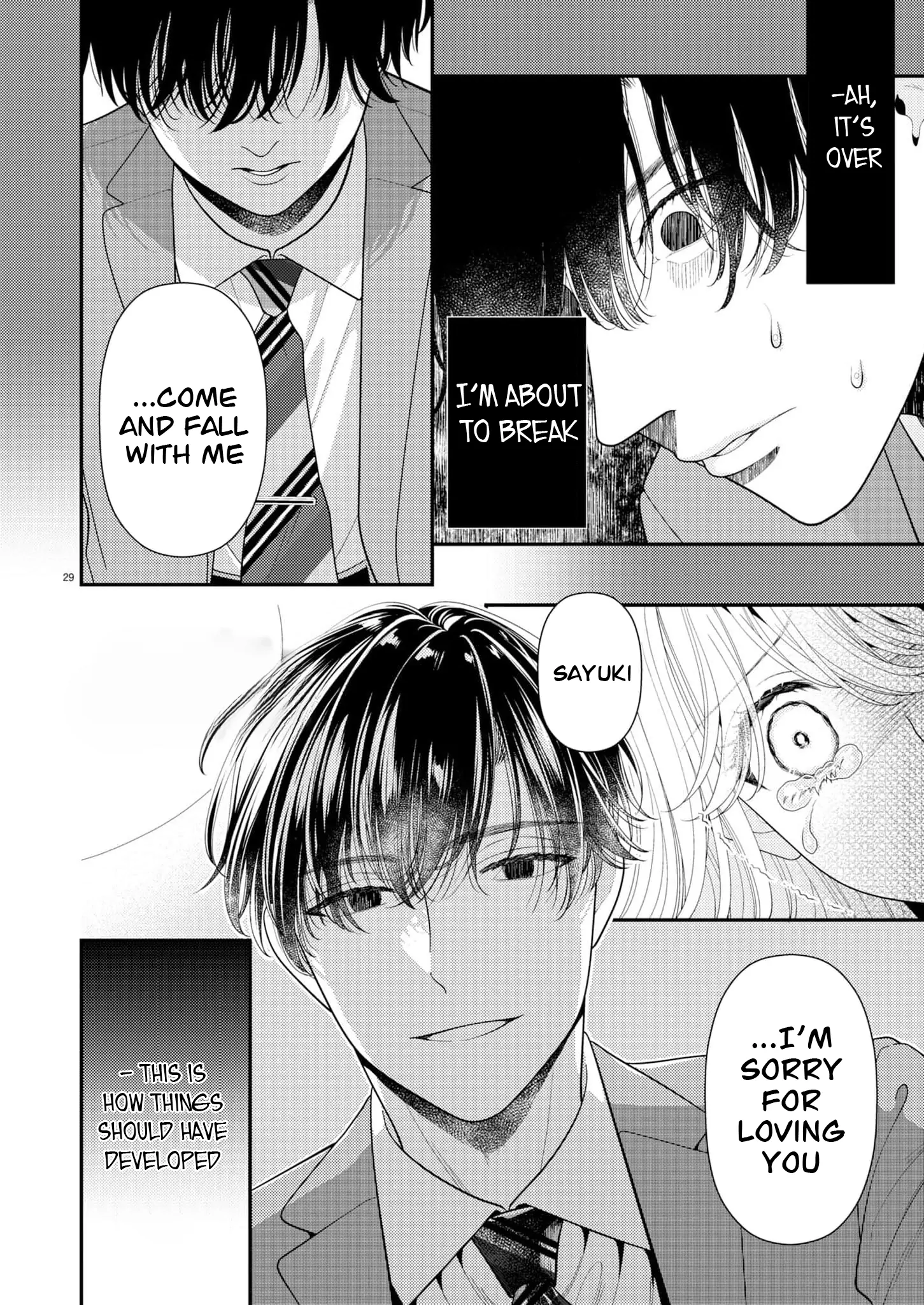 Yandere Killing!! ~When I told my obsessive childhood friend, "I love you too," he shifted to the romantic comedy route~ Chapter 3 - page 29