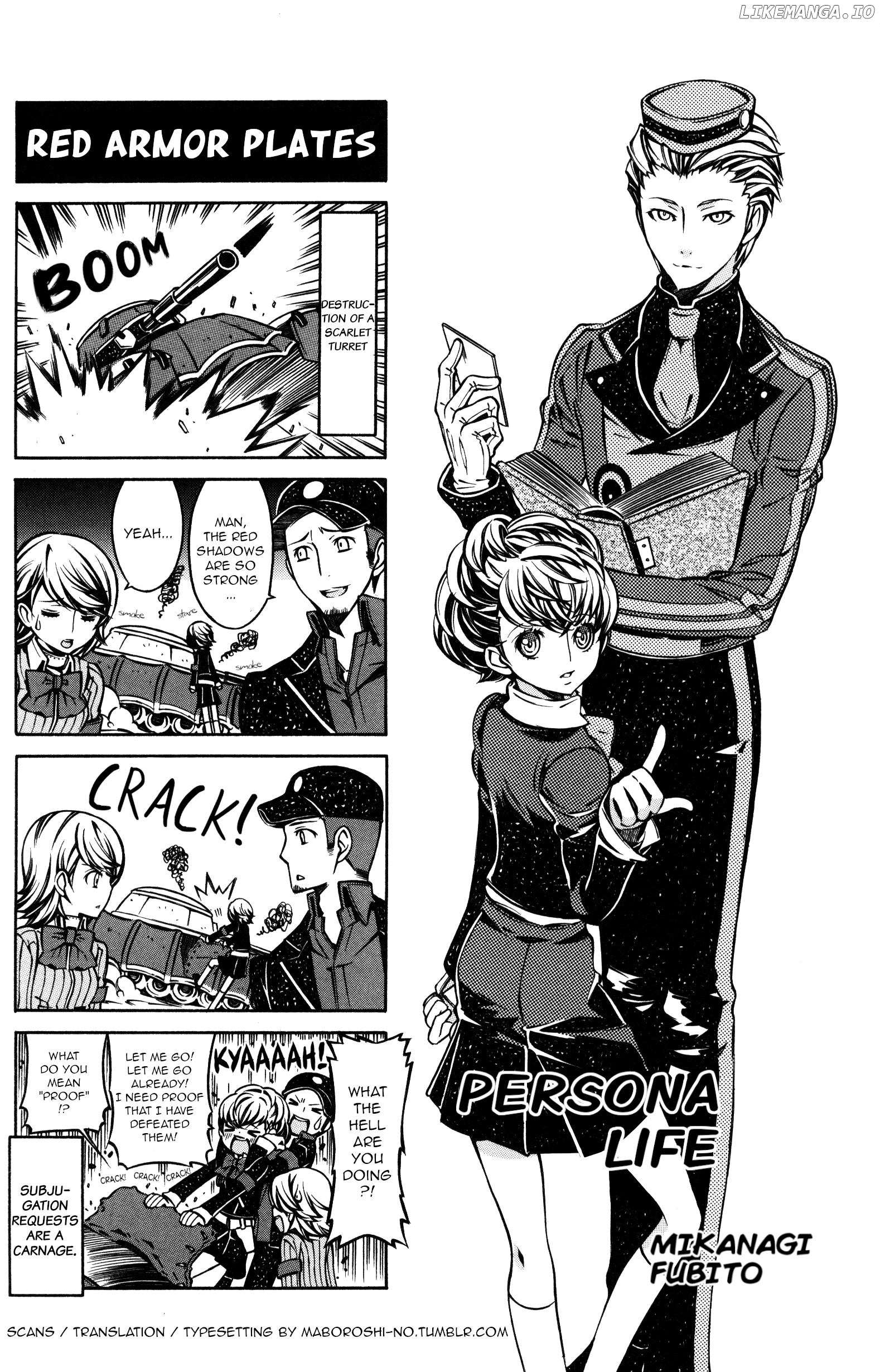 Persona 3 Portable 4Koma Gag Battle chapter 9 - page 1