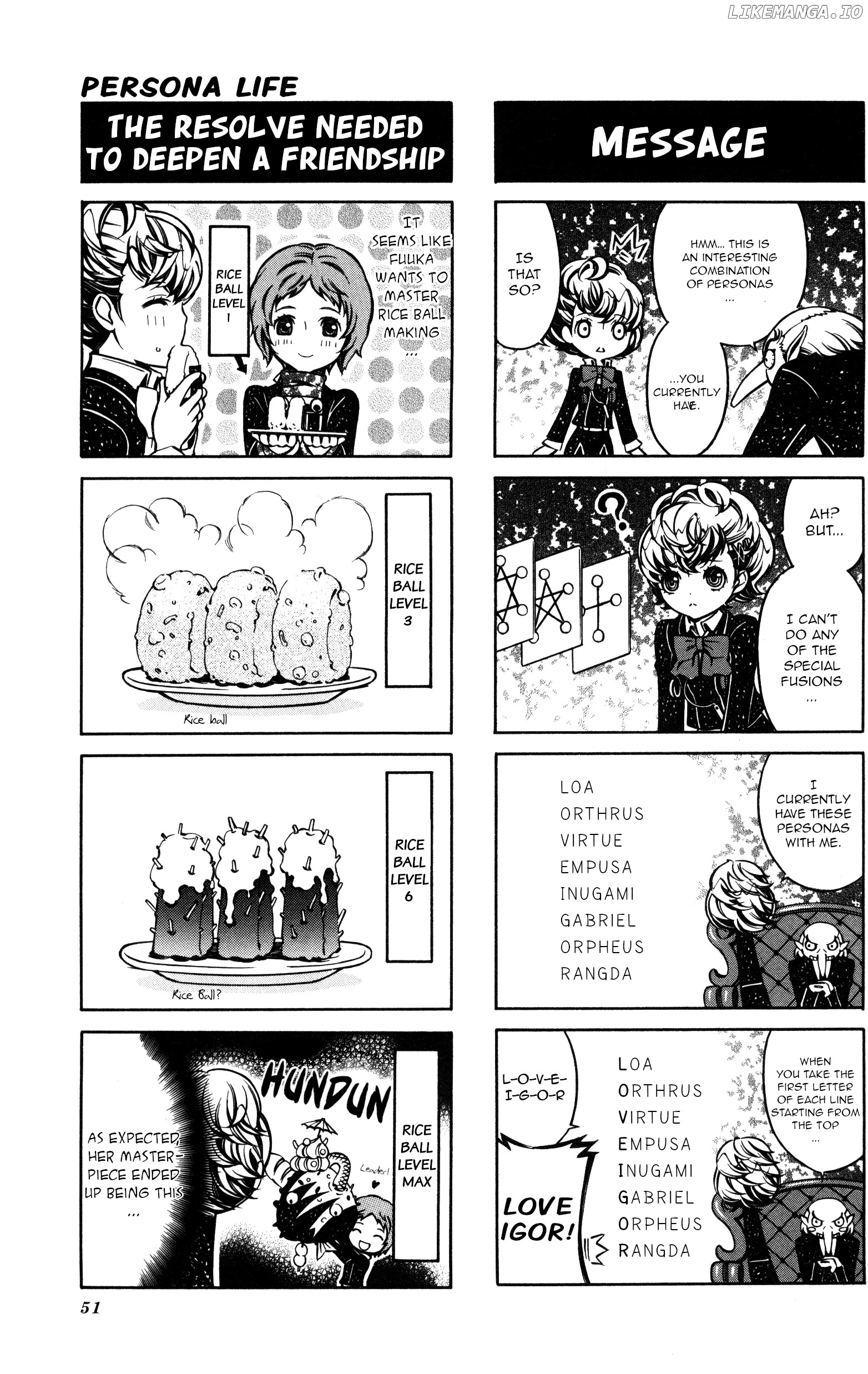 Persona 3 Portable 4Koma Gag Battle chapter 9 - page 2