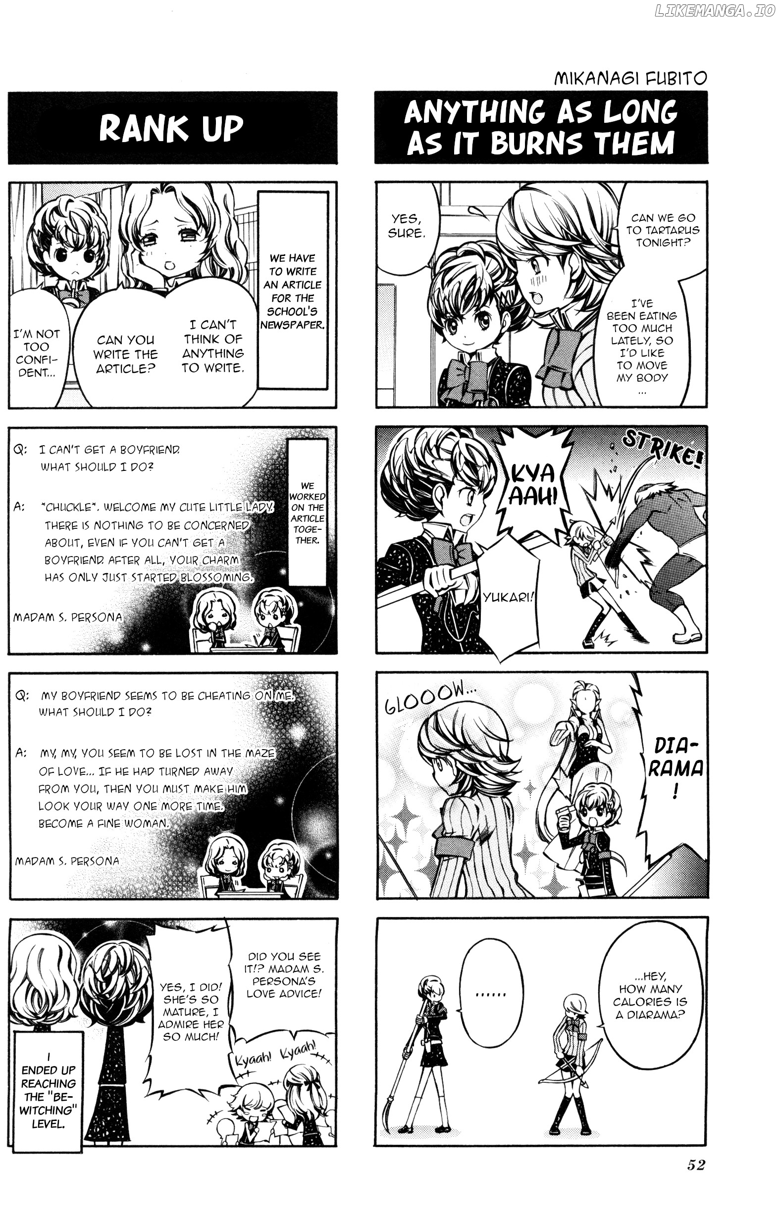 Persona 3 Portable 4Koma Gag Battle chapter 9 - page 3