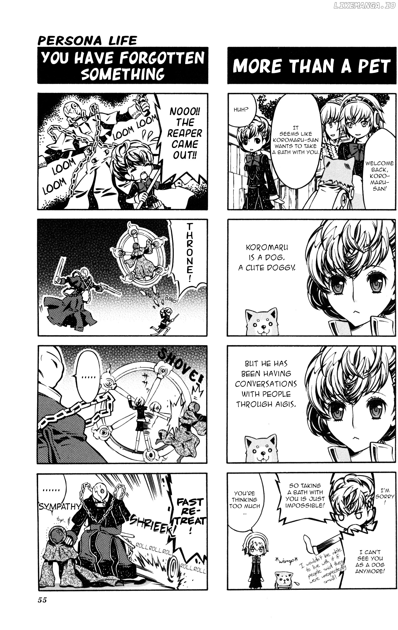 Persona 3 Portable 4Koma Gag Battle chapter 9 - page 6