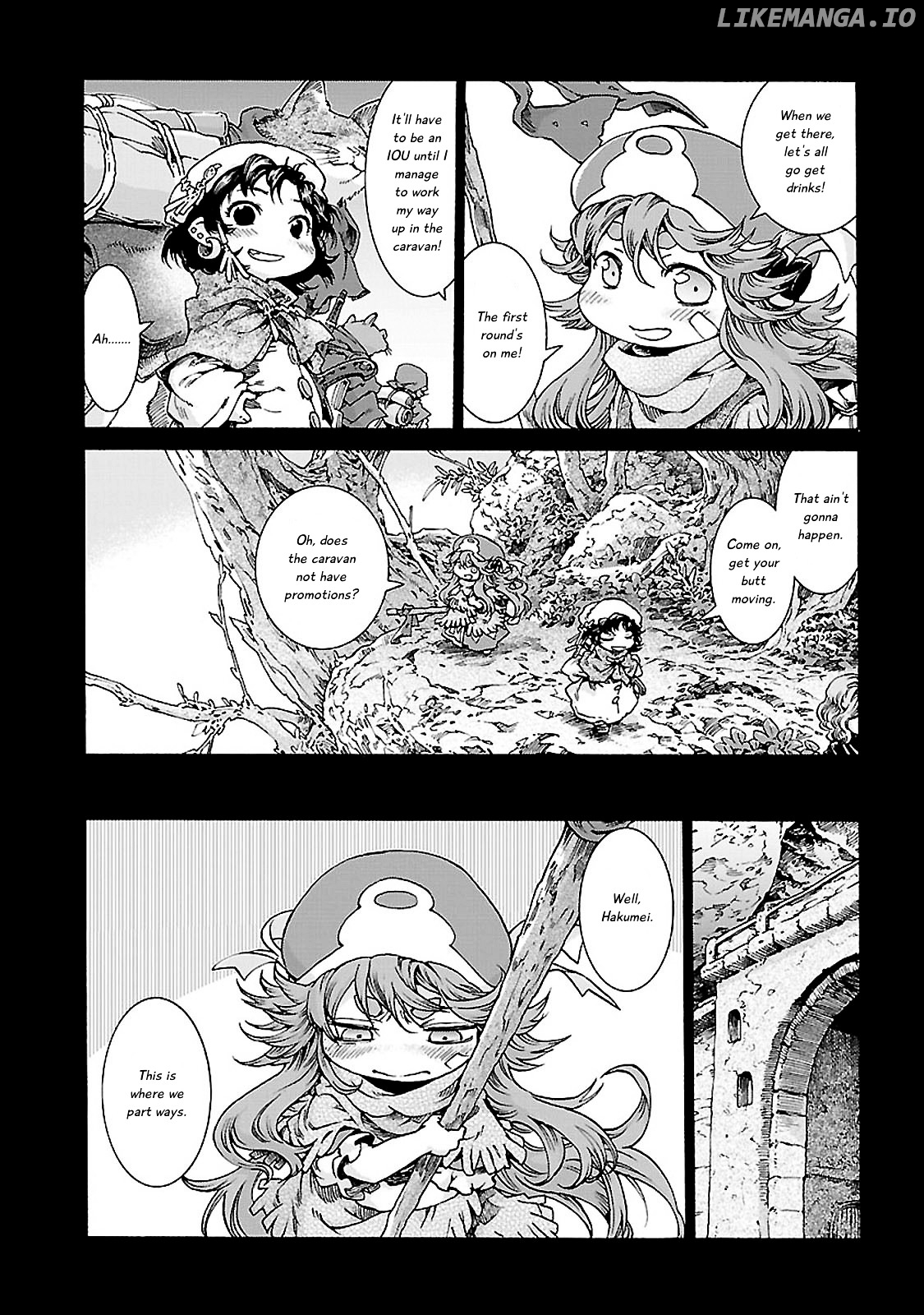 Hakumei to Mikochi chapter 30.2 - page 4
