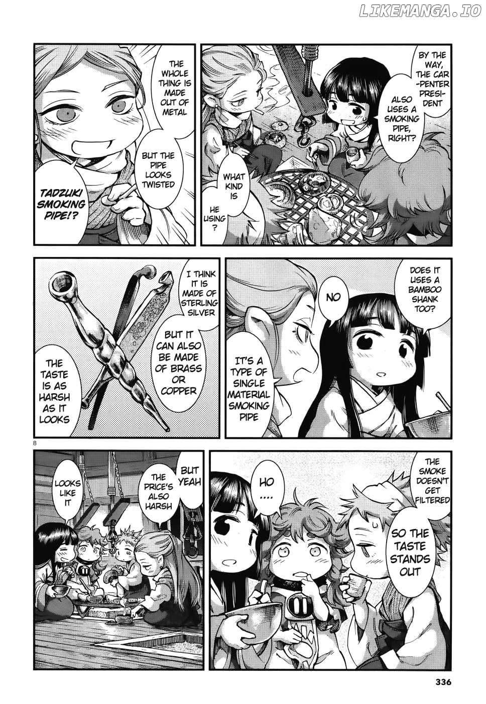 Hakumei to Mikochi chapter 67 - page 8