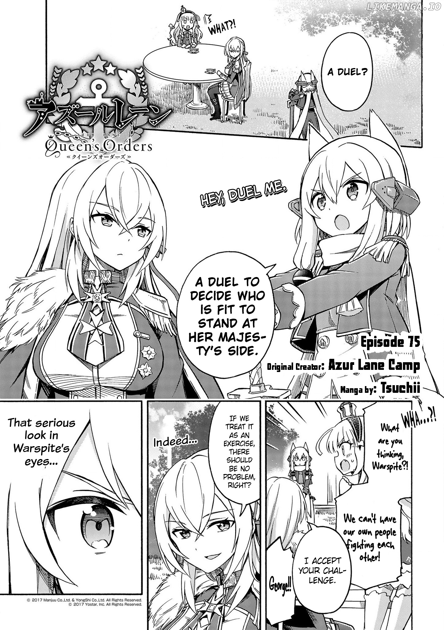 Azur Lane: Queen's Orders chapter 75 - page 1