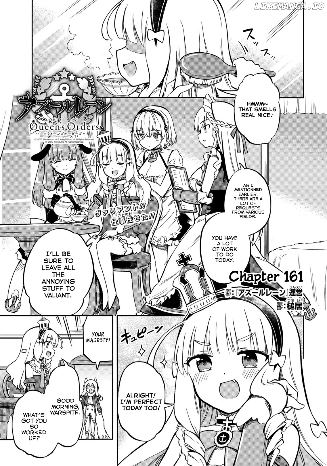 Azur Lane: Queen's Orders chapter 161 - page 1