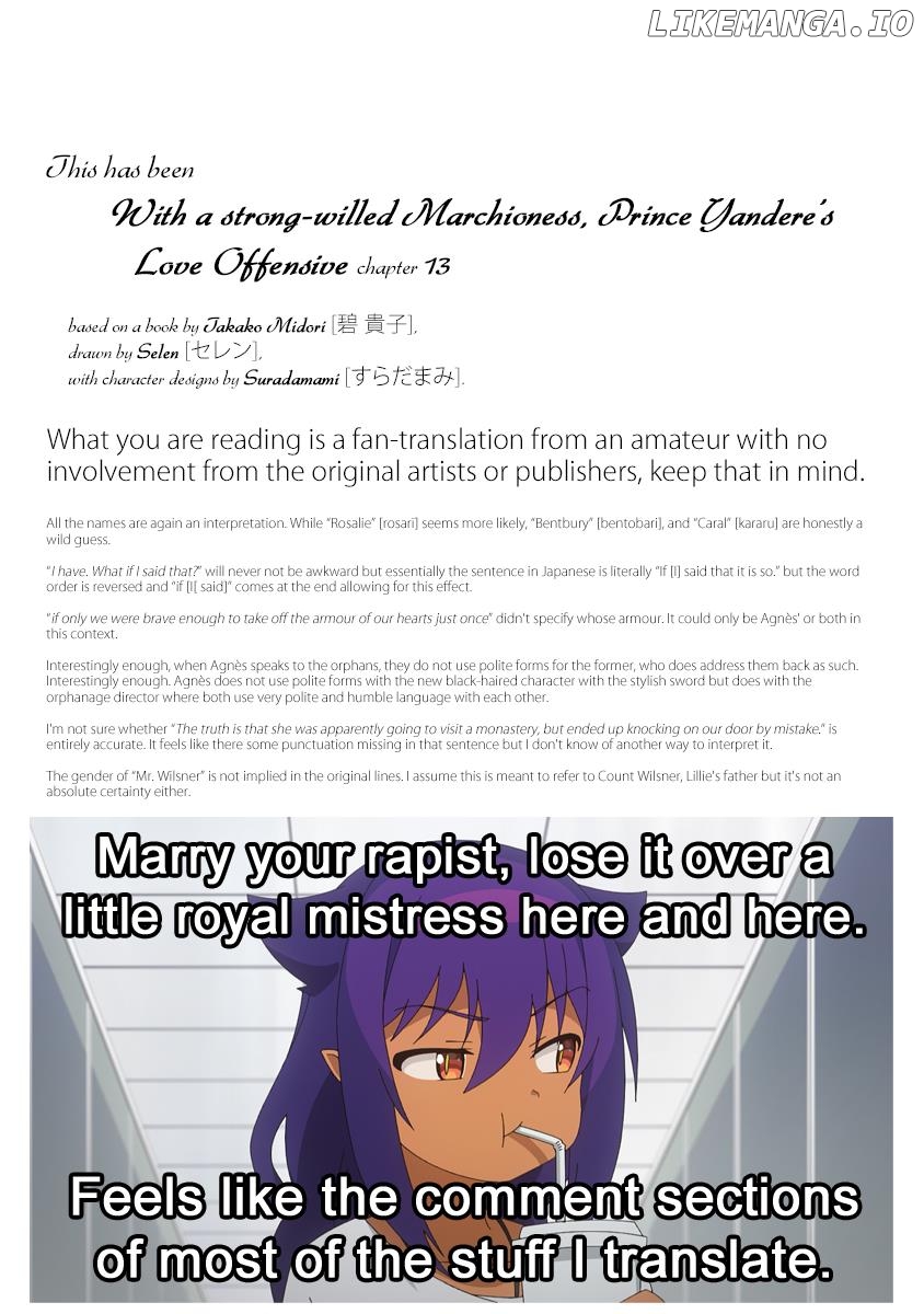 With a Strong-Willed Marchioness, Prince Yandere’s Love Offensive Chapter 13 - page 42