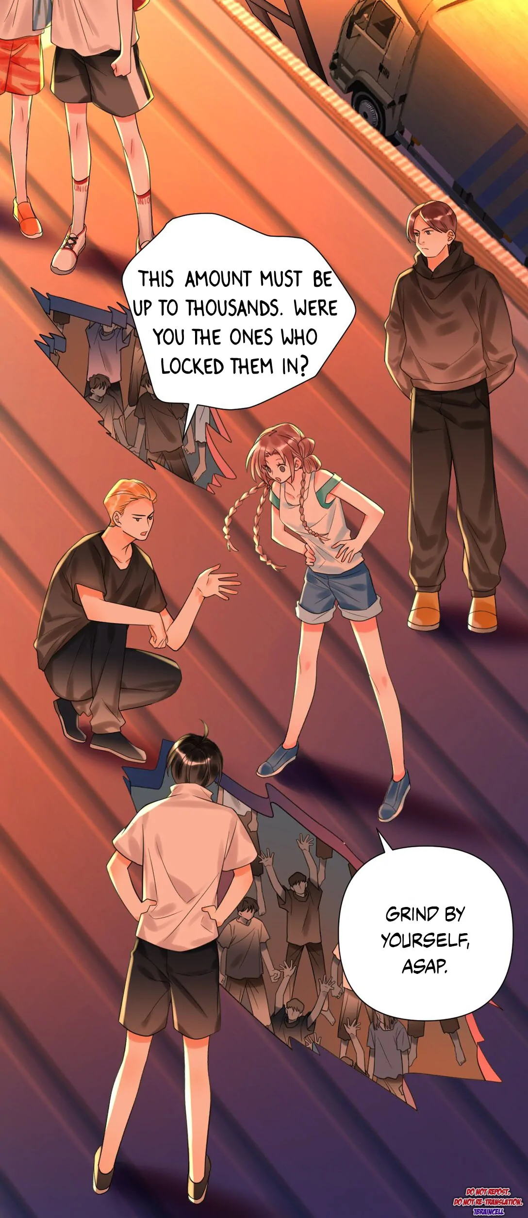 Sorry, you cannot exit the game you've logged in chapter 2 - page 18