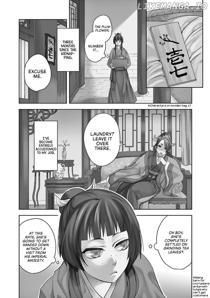 Kusuriya no Hitorigoto - Maomao no Koukyuu Nazotoki Techou Chapter 1 - page 4