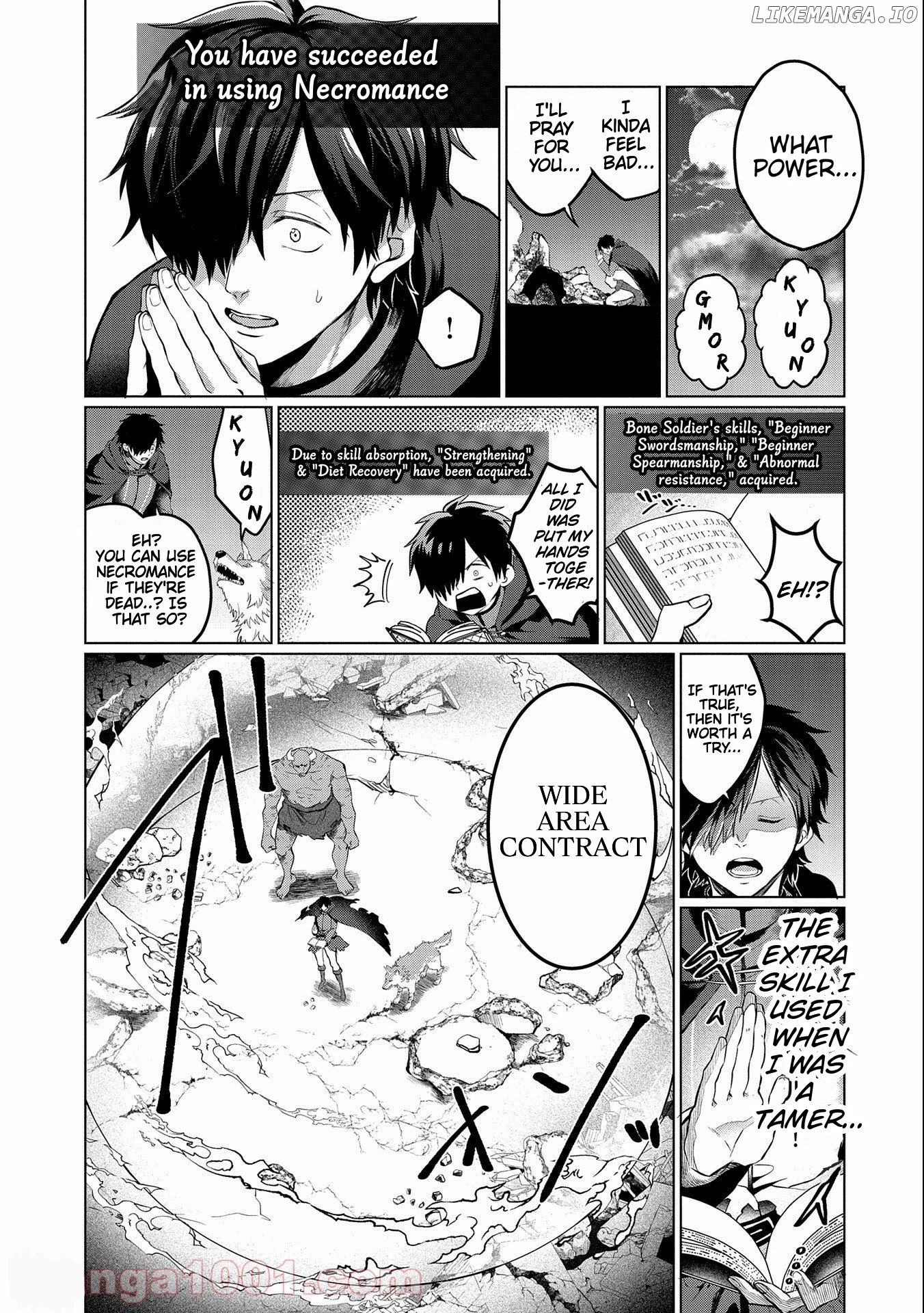 Tsuihou Sareta Onimotsu Tamer, Sekai Yuiitsu No Necromancer Ni Kakusei Suru chapter 1.1 - page 9