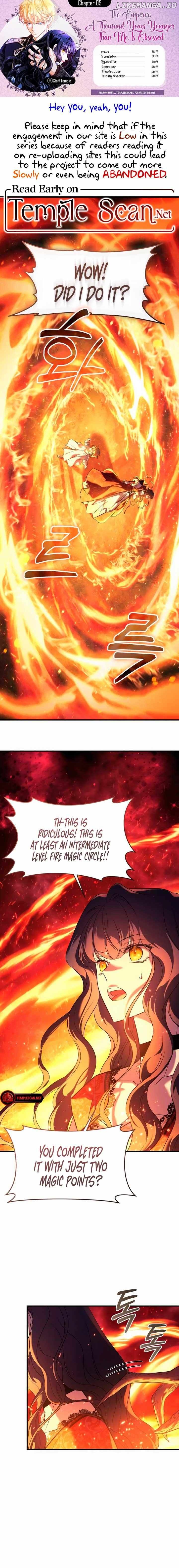 An Emperor 1000 Years Younger Than Me is Obsessed Chapter 5 - page 1