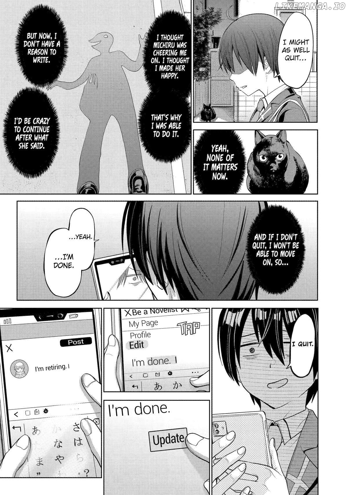 Koukousei WEB Sakka no Mote Seikatsu "Anta ga Kami Sakka na Wakenai desho" to Boku wo Futta Osananajimi ga Koukaishiteru kedo Mou Osoi Chapter 1 - page 27