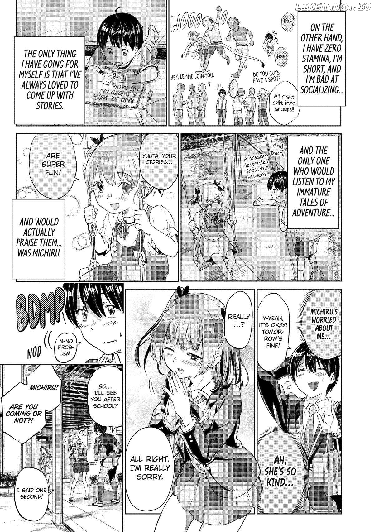 Koukousei WEB Sakka no Mote Seikatsu "Anta ga Kami Sakka na Wakenai desho" to Boku wo Futta Osananajimi ga Koukaishiteru kedo Mou Osoi Chapter 1 - page 6
