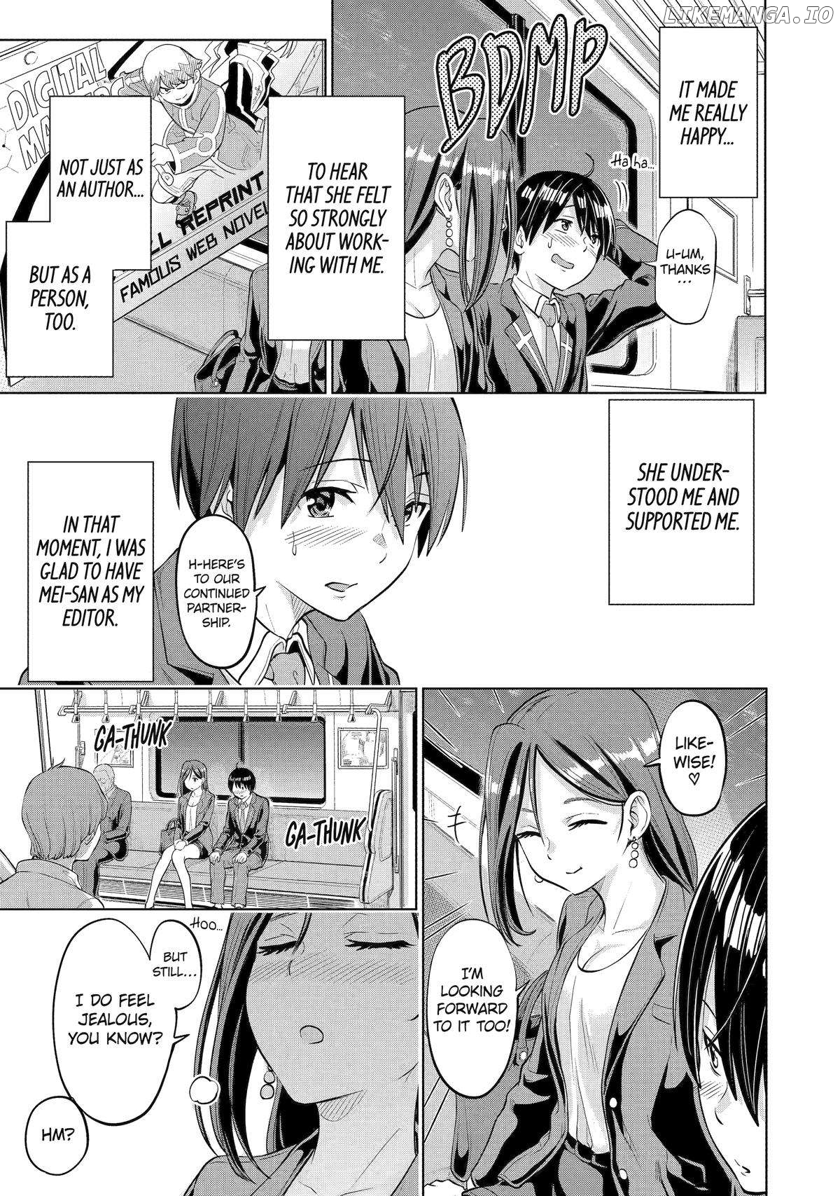 Koukousei WEB Sakka no Mote Seikatsu "Anta ga Kami Sakka na Wakenai desho" to Boku wo Futta Osananajimi ga Koukaishiteru kedo Mou Osoi Chapter 2 - page 7