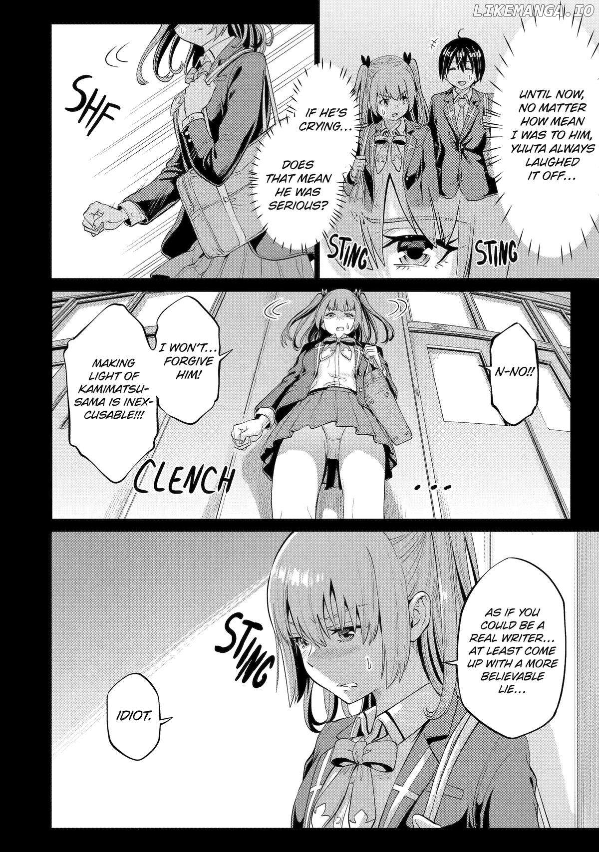 Koukousei WEB Sakka no Mote Seikatsu "Anta ga Kami Sakka na Wakenai desho" to Boku wo Futta Osananajimi ga Koukaishiteru kedo Mou Osoi Chapter 6 - page 2